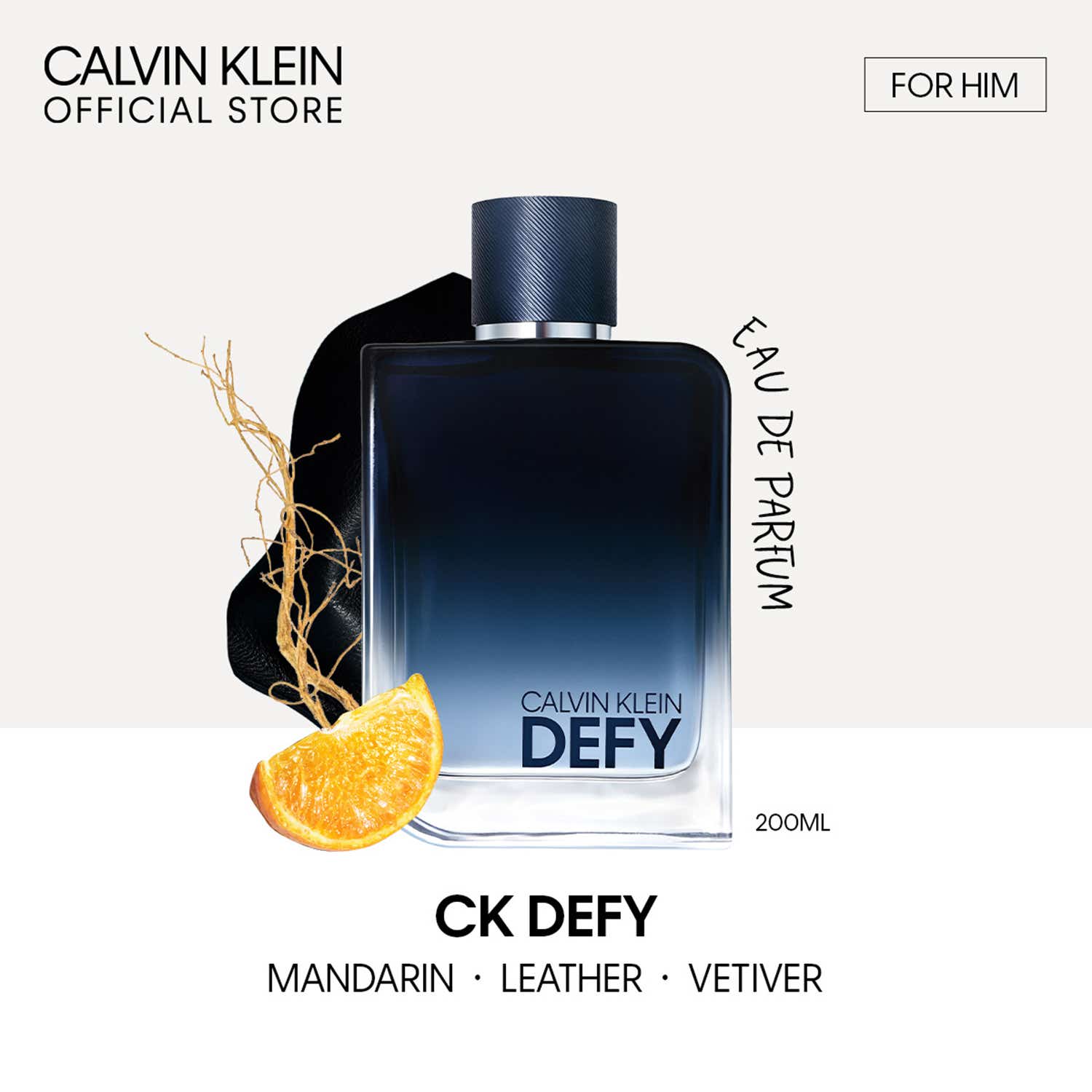 Buy Calvin Klein Defy Eau De Parfum For Men EDP For Him Male