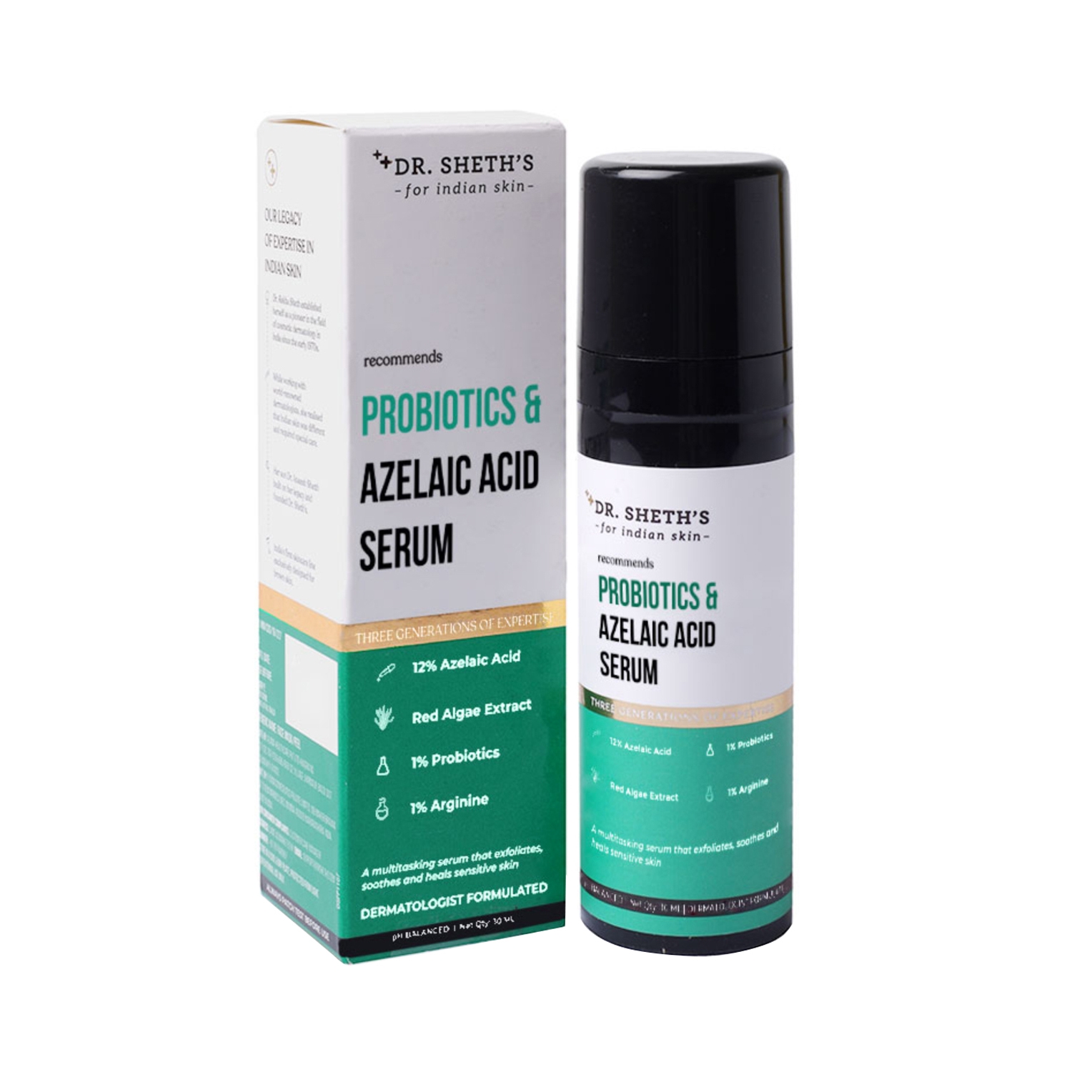 Dr. Sheth's Probiotics & Azelaic Acid Serum (30ml)