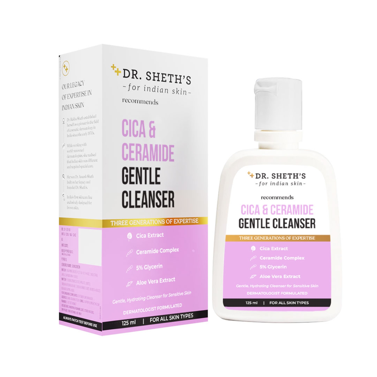 Dr. Sheth's | Dr. Sheth's Cica & Ceramide Gentle Cleanser (125ml)