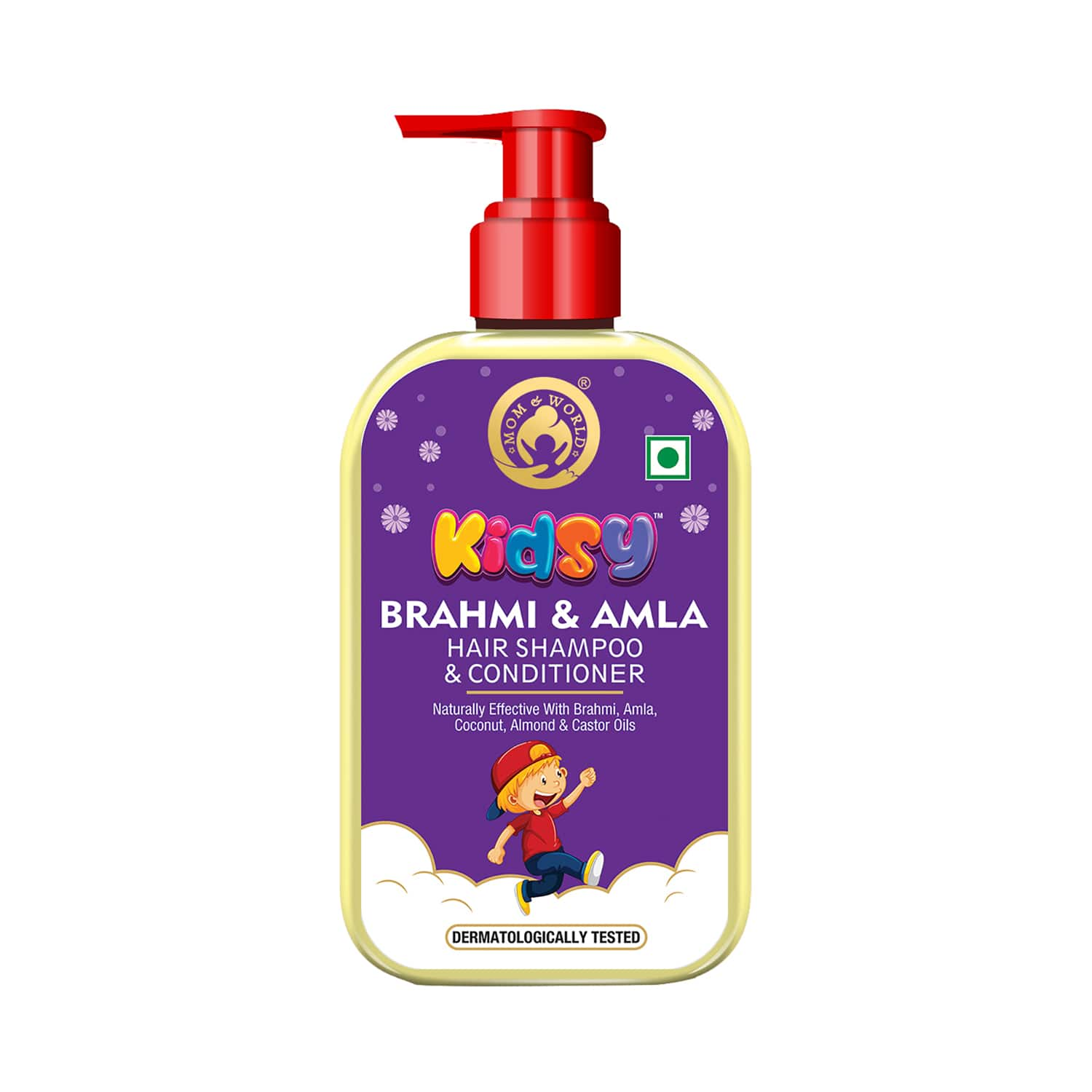 Mom & World | Mom & World Kidsy Brahmi And Amla Hair Shampoo & Conditioner (240ml)