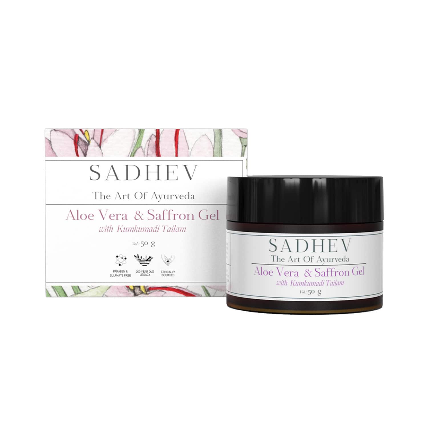 Sadhev | Sadhev Aloe Vera & Saffron Gel With Kumkumadi Thailam (50g)