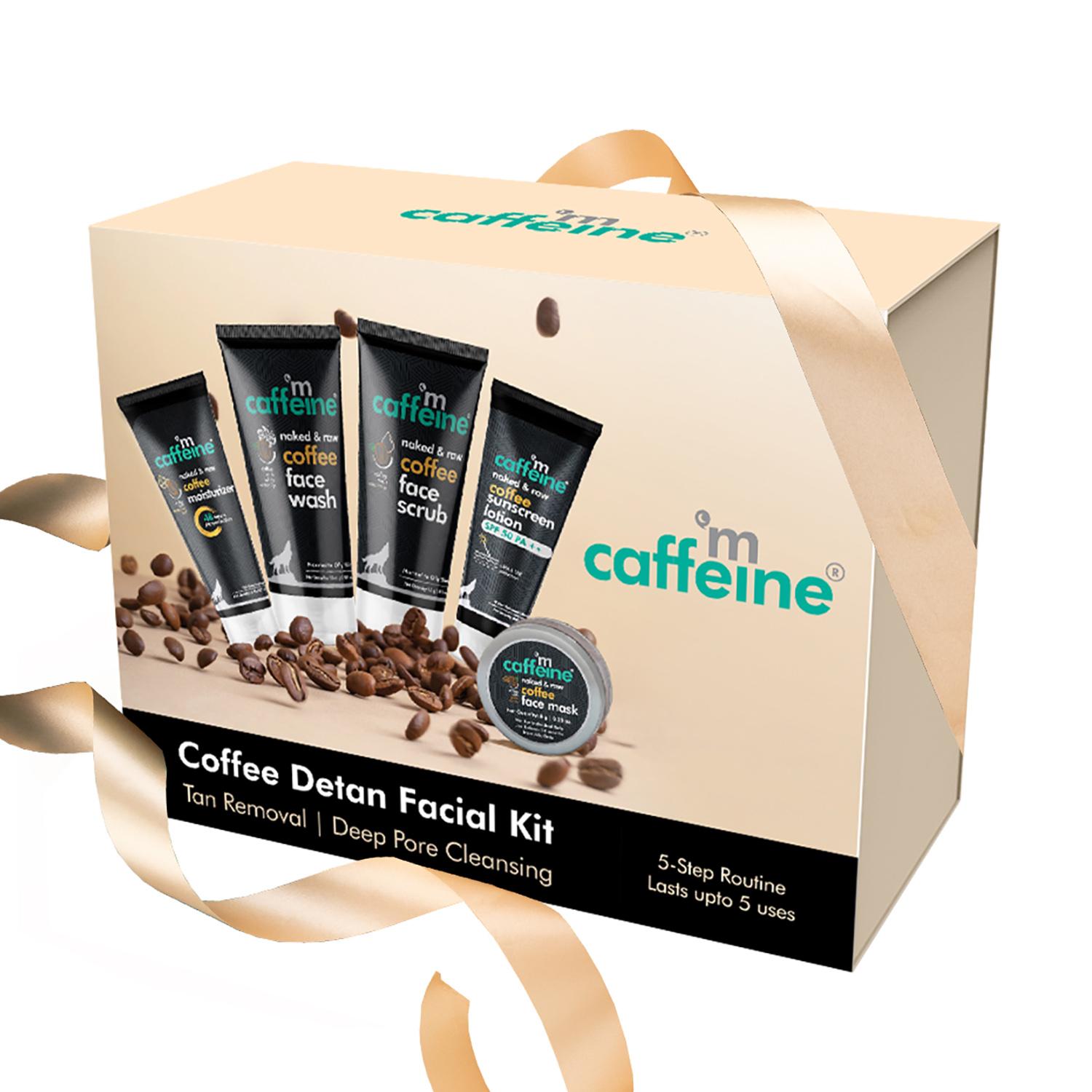 mCaffeine | mCaffeine Miniature Coffee Detan-facial Kit - (5Pcs)