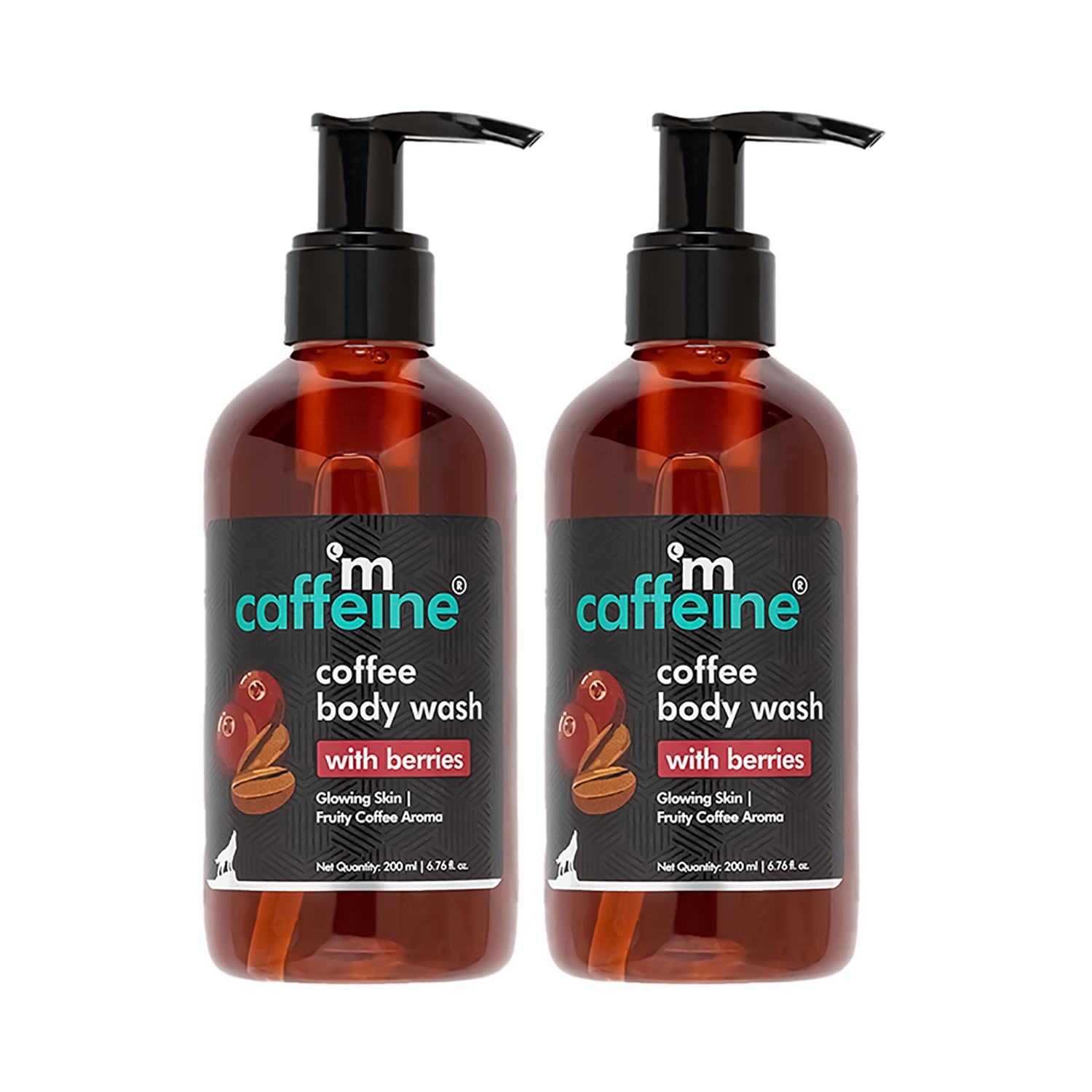 mCaffeine | mCaffeine Coffee Body Wash With Berries - (2Pcs )