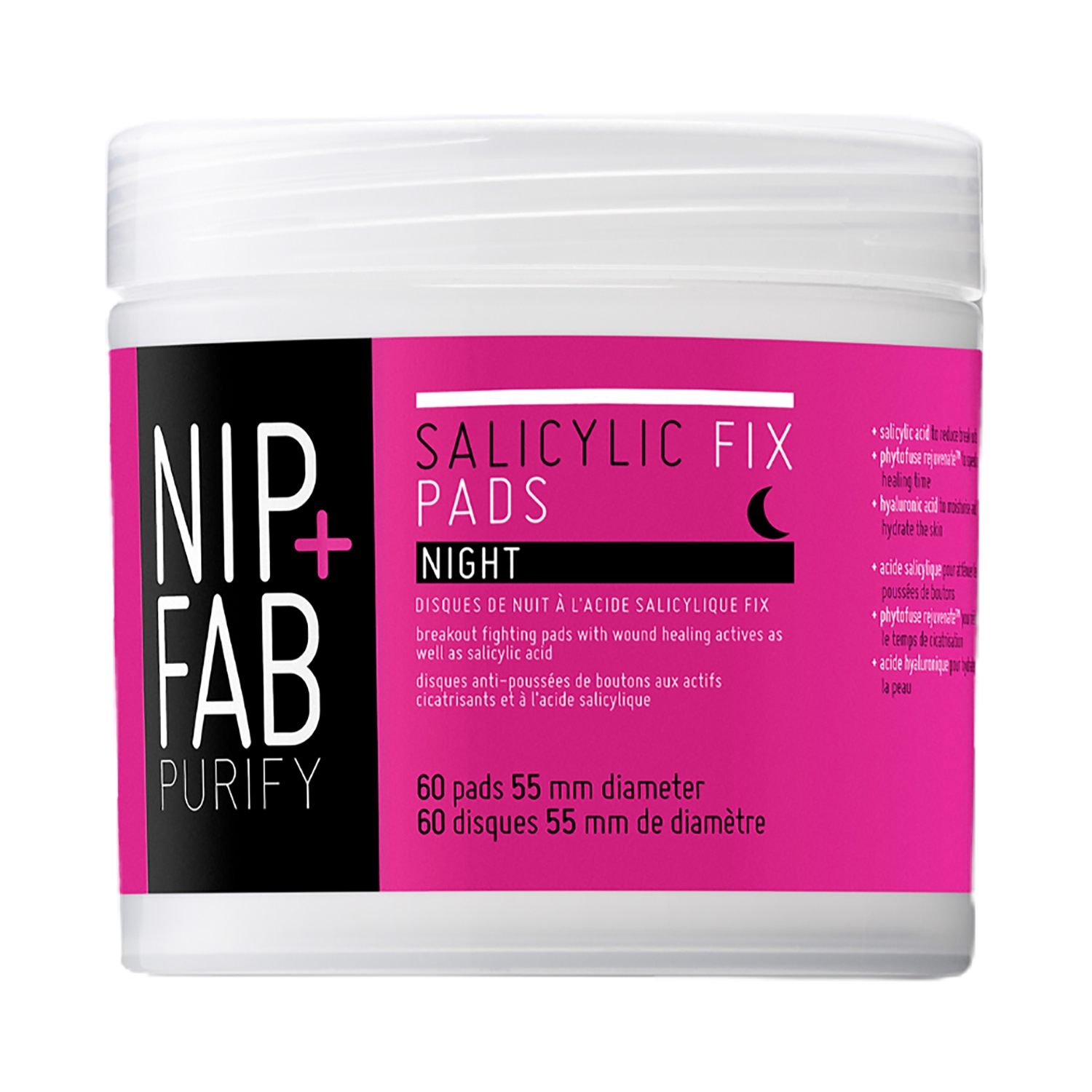 Nip+Fab Salicylic Fix Night Pads - (60 Pcs)
