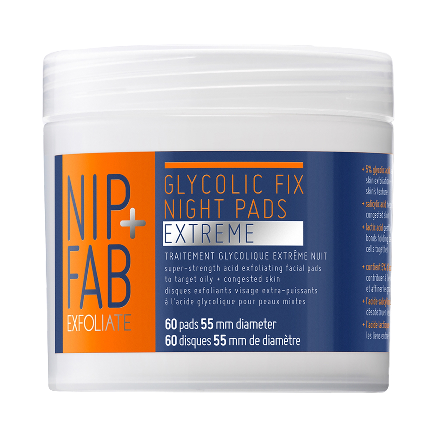 Nip+Fab | Nip+Fab Glycolic Fix Night Pads Extreme - (60 Pcs)