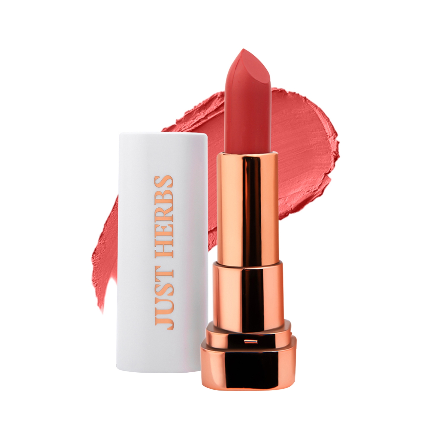 Just Herbs | Just Herbs Long Stay Relaxed Matte Lipstick Jhrm - 03 Juicy Peach (4.2g)