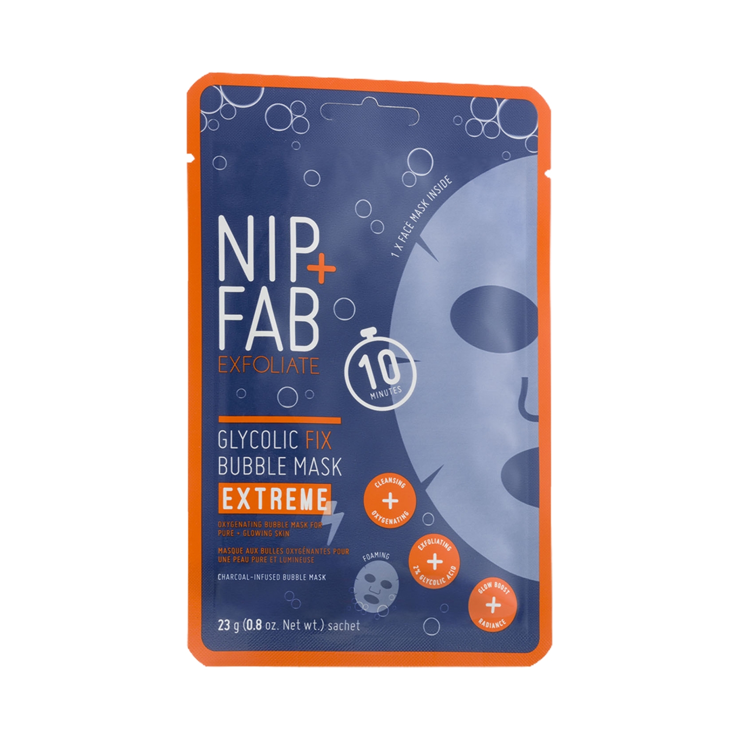 Nip+Fab | Nip+Fab Glycolic Fix Bubble Sheet Mask Extreme (23g)
