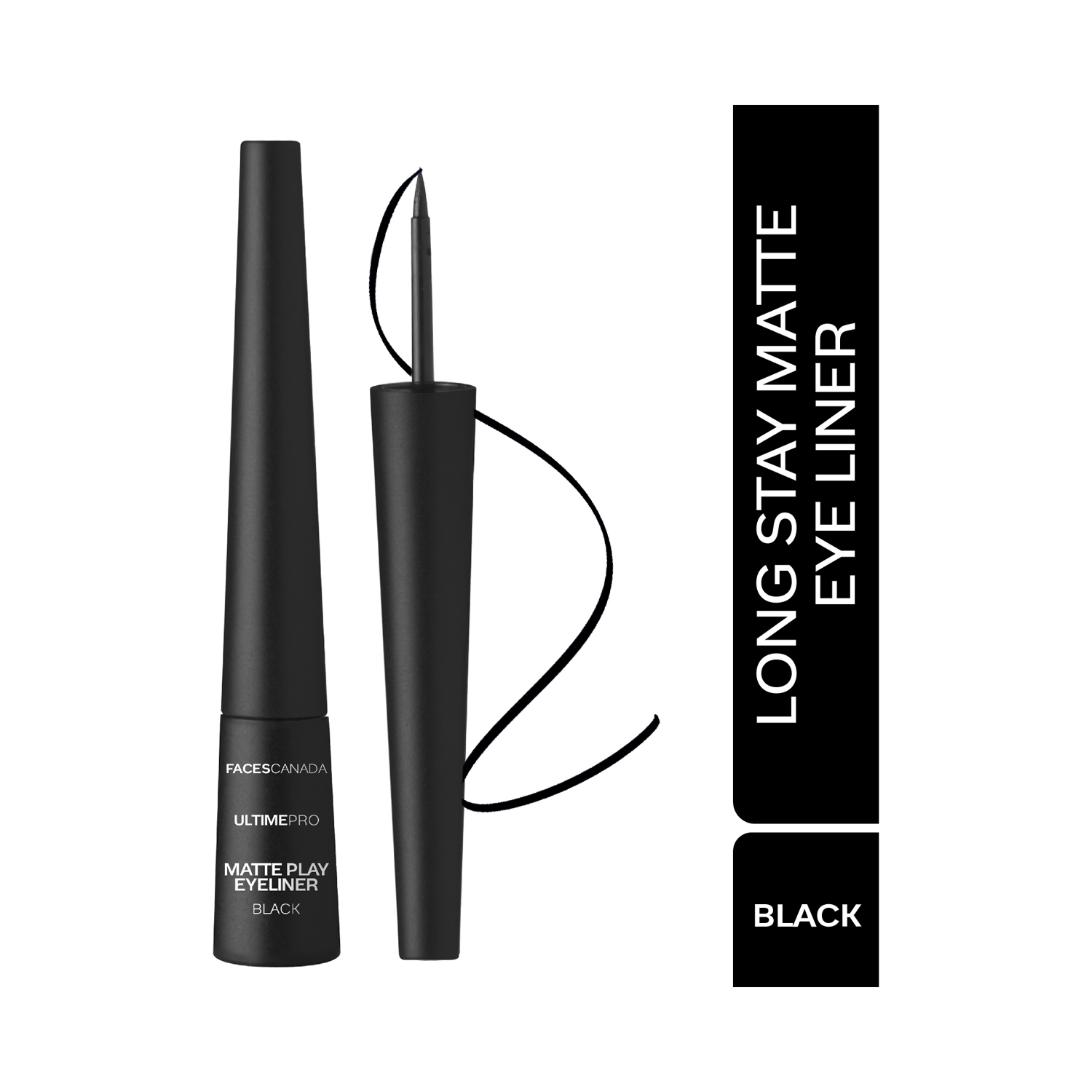 Faces Canada | Faces Canada Ultime Pro Matte Play Eyeliner - Black (2.5ml)