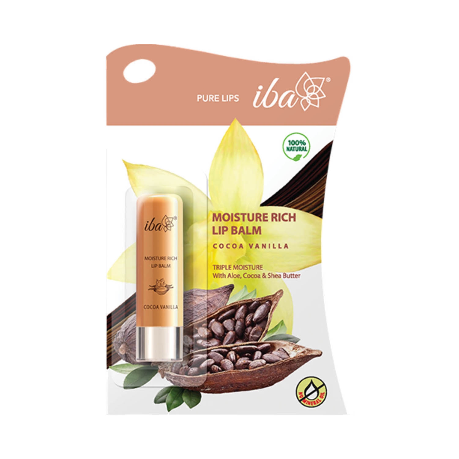 Iba | Iba Moisture Rich Cocoa Vanilla Lip Balm (4.5g)