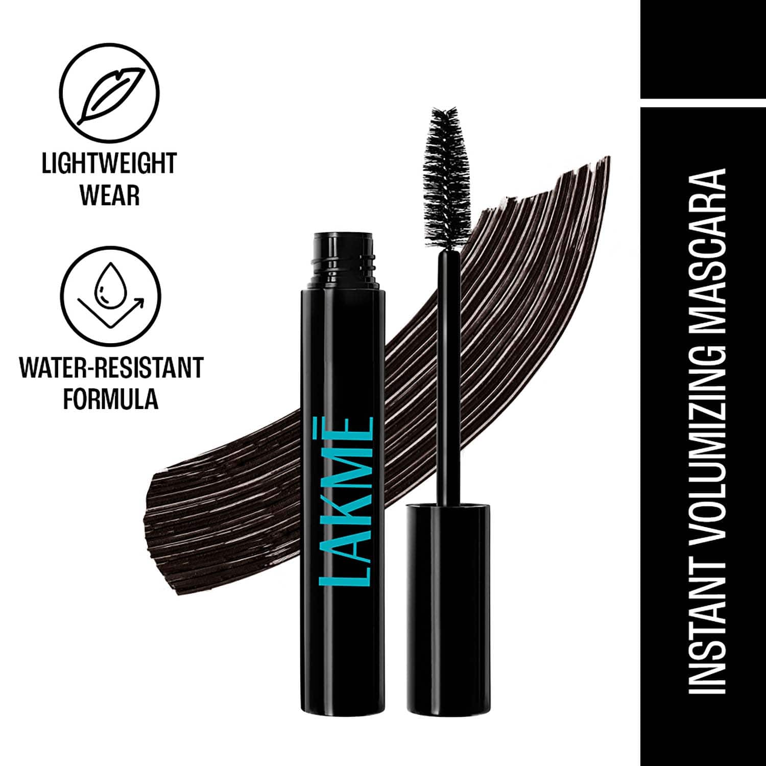 Lakme | Lakme Eyeconic Volumizing Mascara - Deep Black (8.5 ml)