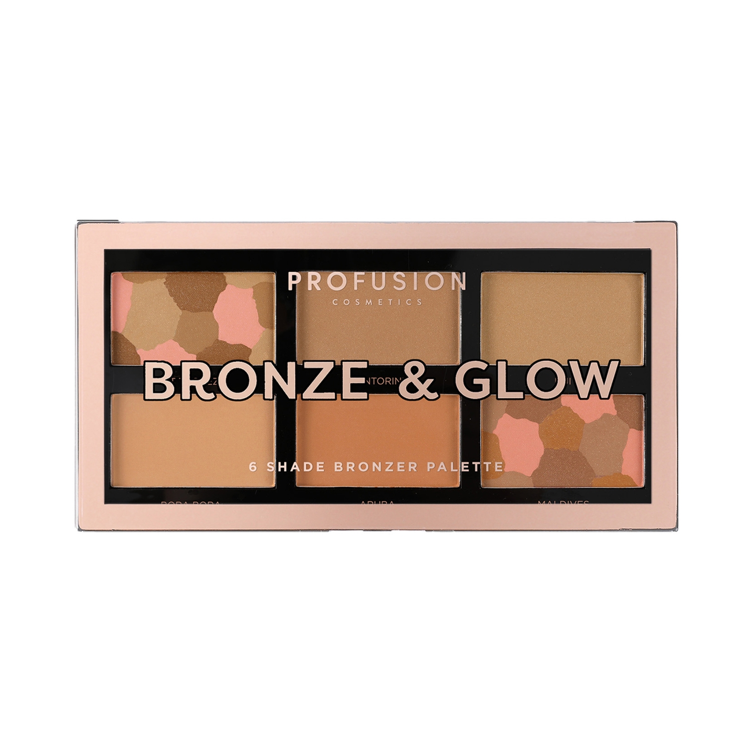 Profusion Cosmetics | Profusion Cosmetics Mini Artistry 6 Shade Bronzer Pallete - Bronze & Glow (15.6g)