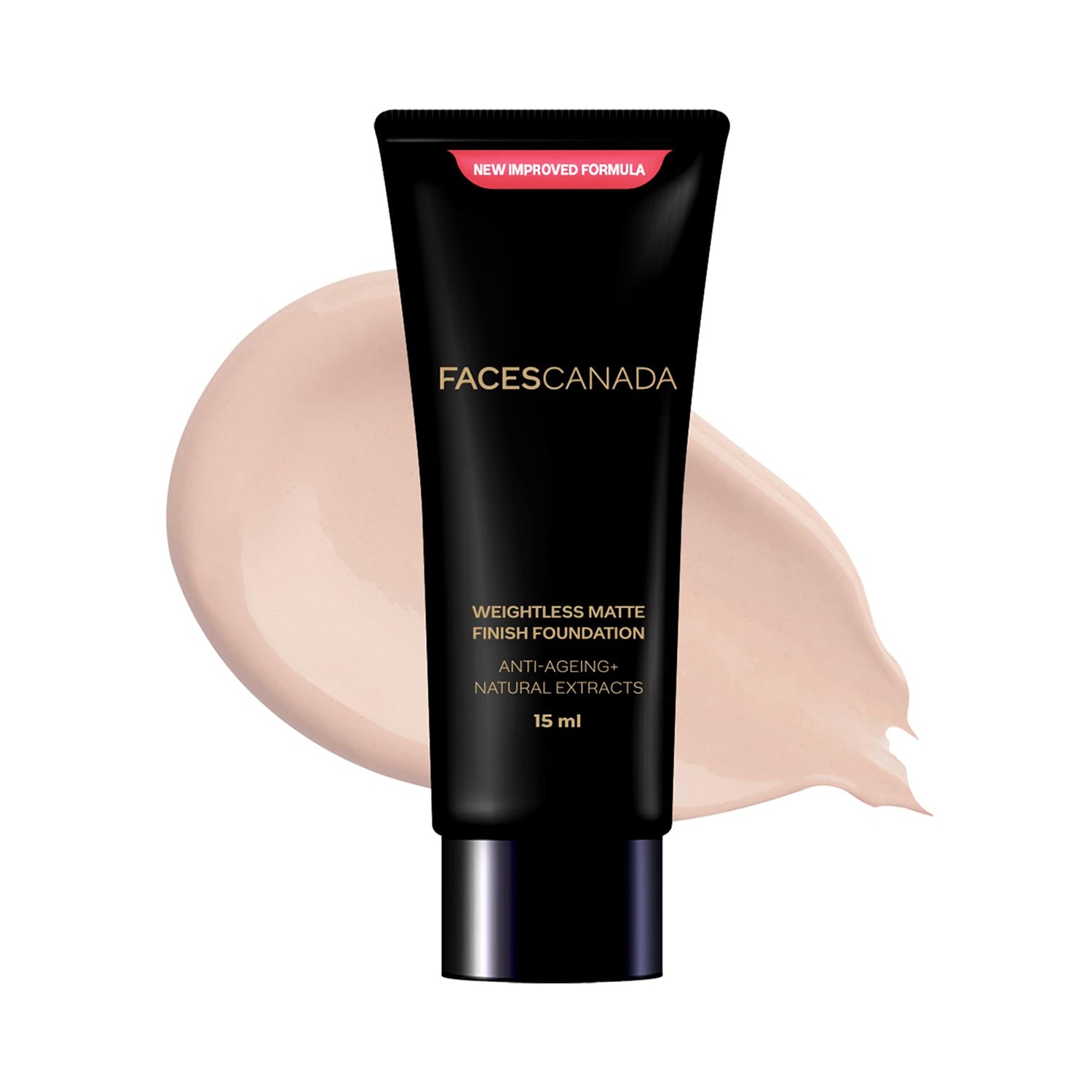 Faces Canada | Faces Canada Weightless Matte Finish Foundation - 01 Rose Ivory (15ml)