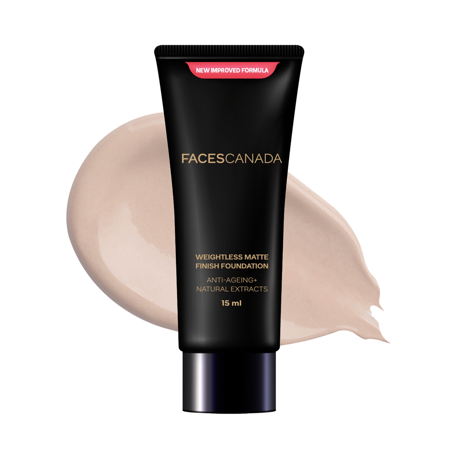 Faces Canada | Faces Canada Weightless Matte Finish Foundation - 03 Natural (15ml)