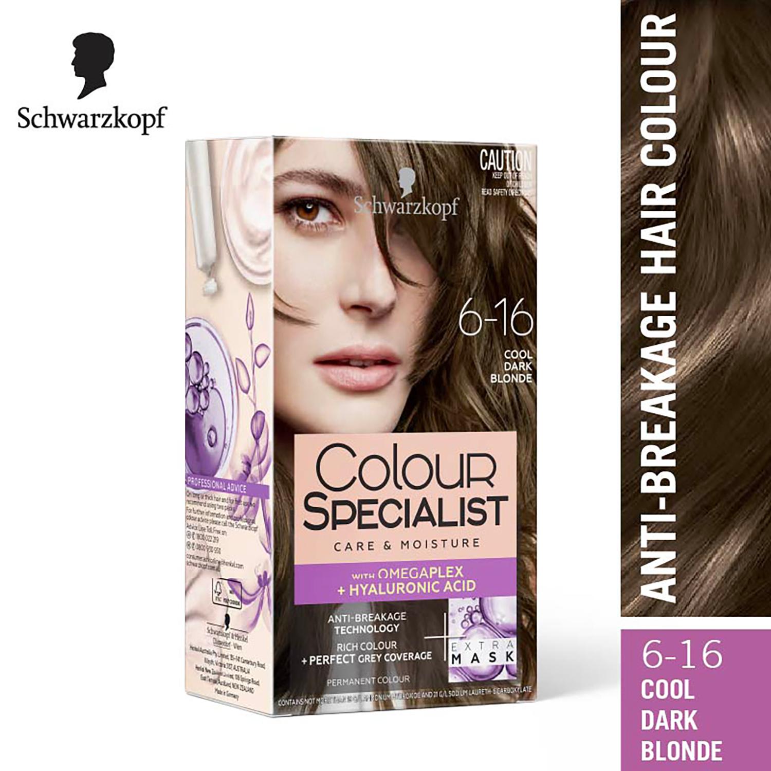 Schwarzkopf | Schwarzkopf Colour Specialist Permanent Hair Colour - 6.16 Cool Dark Blonde (165ml)