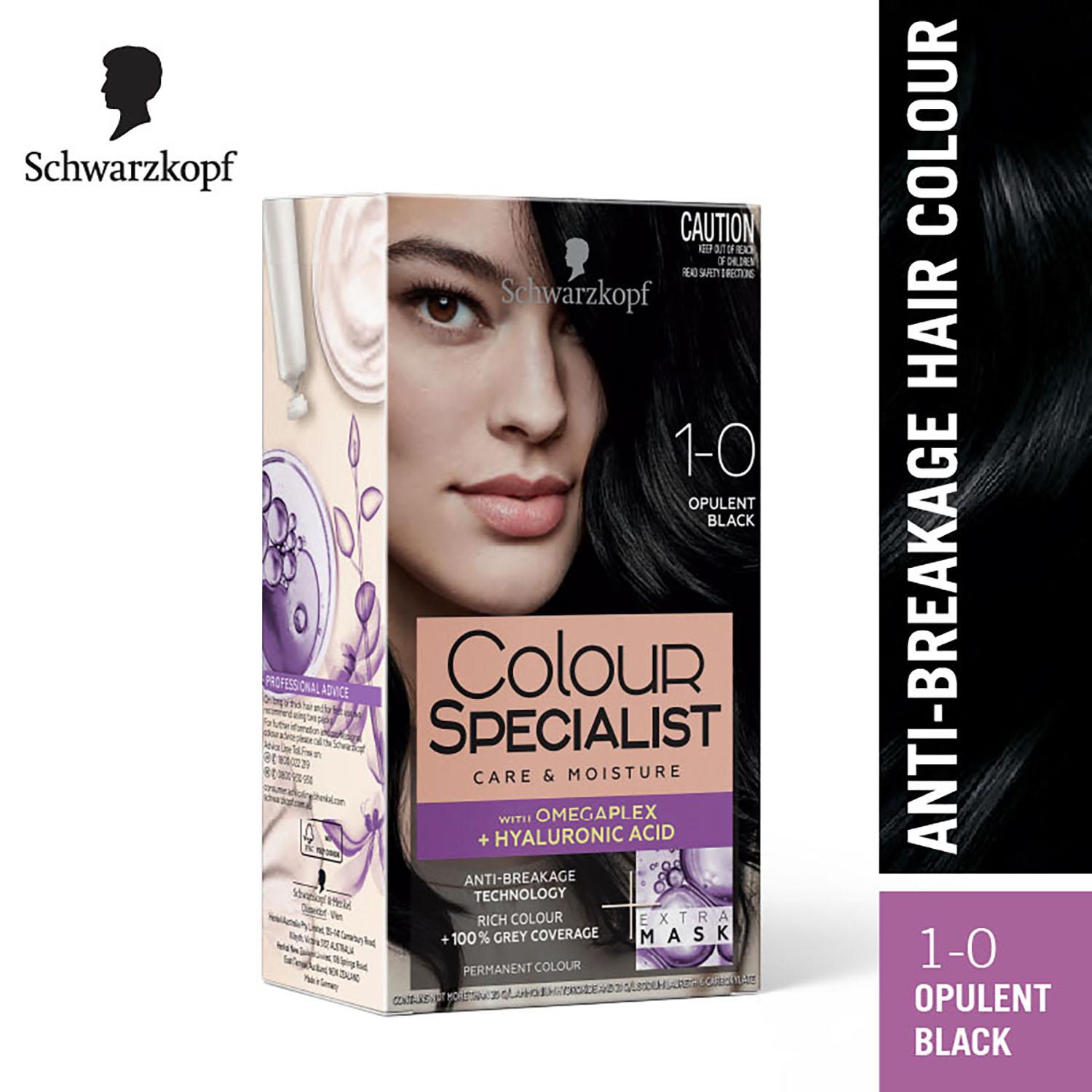 Schwarzkopf | Schwarzkopf Colour Specialist Permanent Hair Colour - 1.0 Opulent Black (165ml)