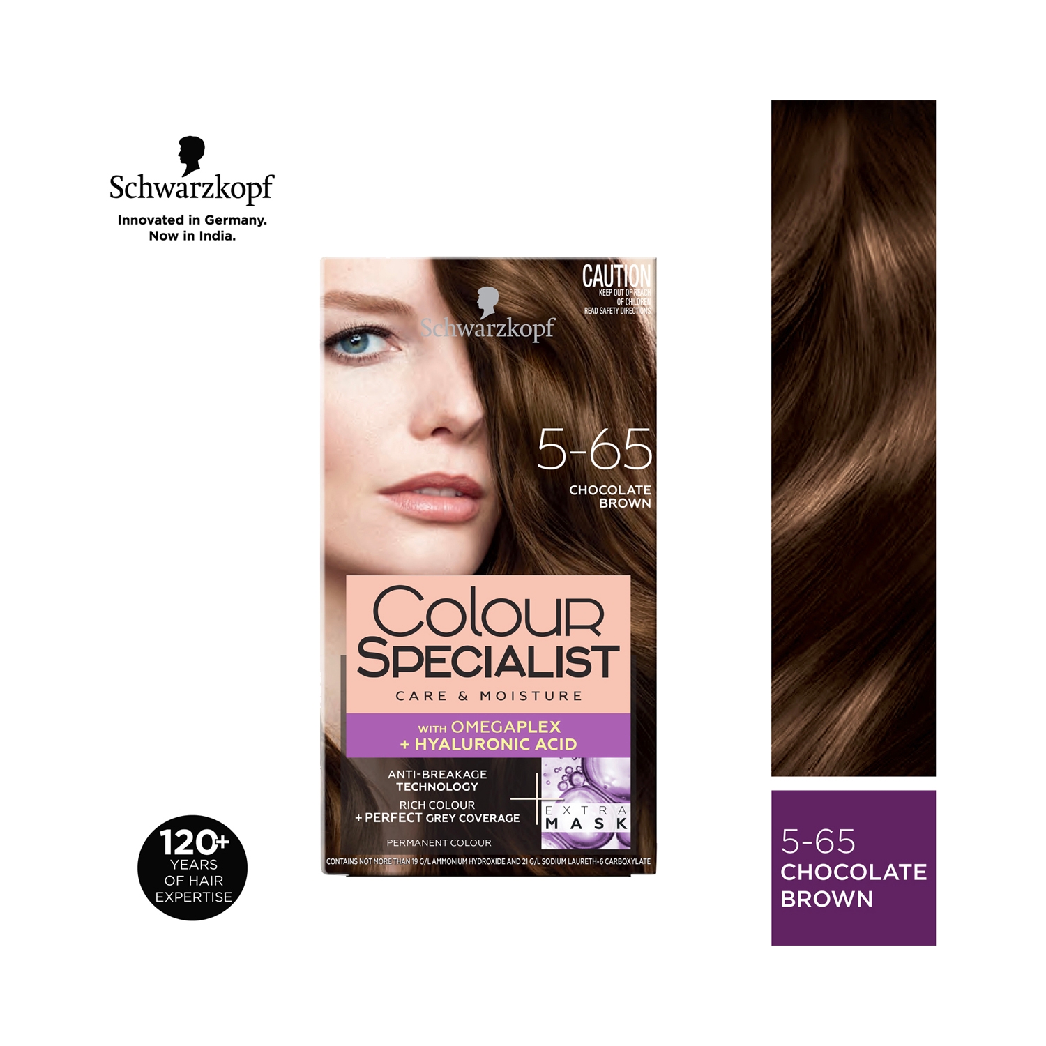 Schwarzkopf | Schwarzkopf Colour Specialist Permanent Hair Colour - 5.65 Chocolate Brown (165ml)