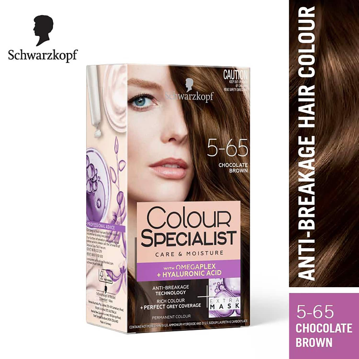 Schwarzkopf | Schwarzkopf Colour Specialist Permanent Hair Colour - 5.65 Chocolate Brown (165ml)