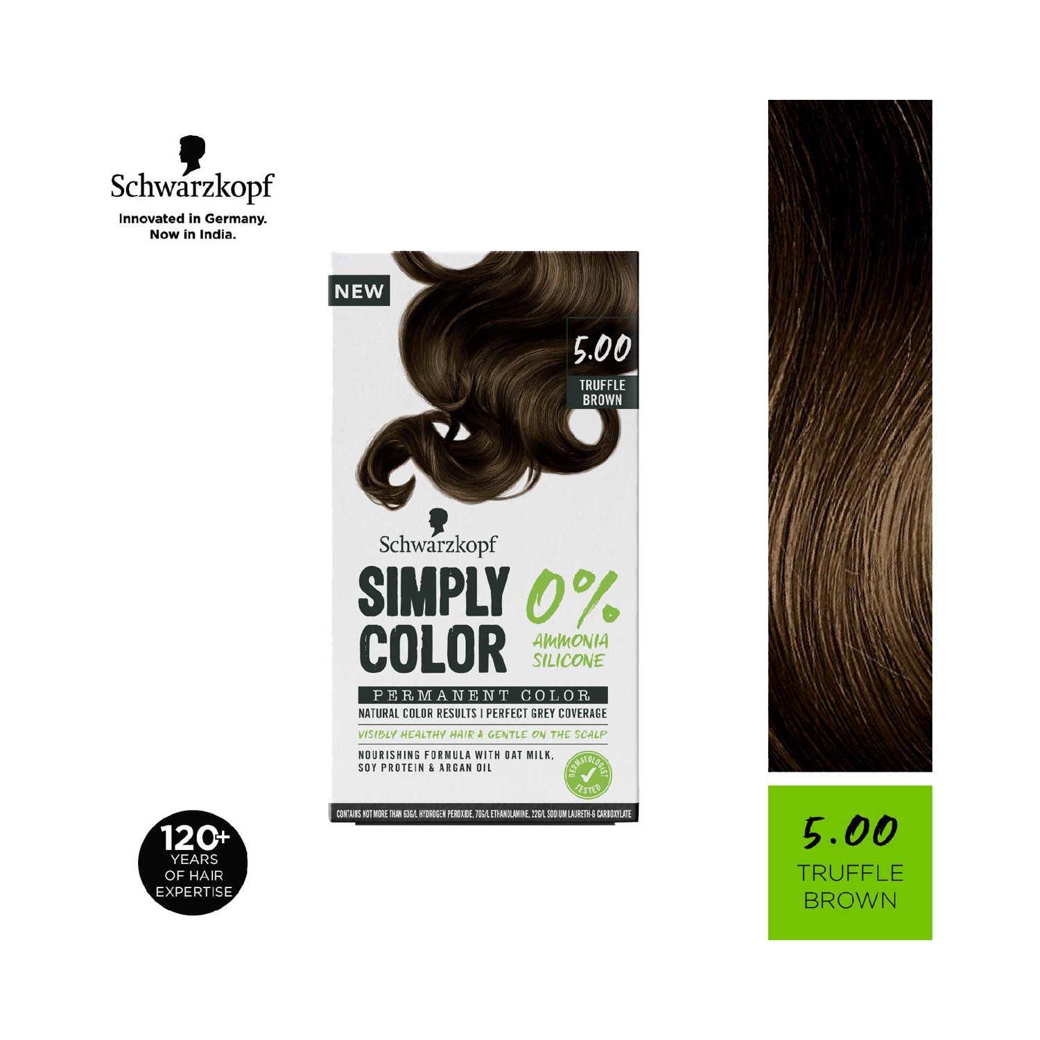 Schwarzkopf | Schwarzkopf Simply Color Permanent Hair Colour - 5.00 Truffle Brown (142.5ml)