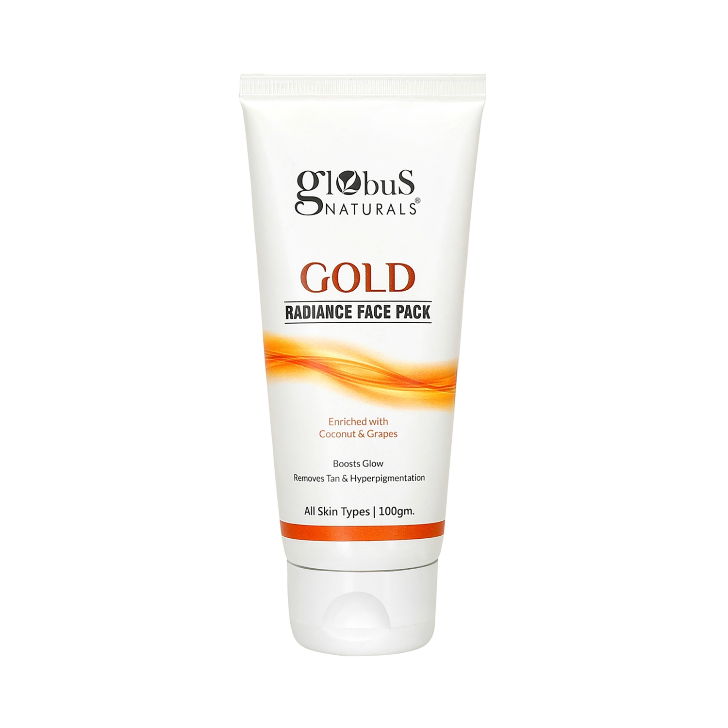 Globus Naturals | Globus Naturals Gold Radiance Anti Ageing & Brightening Face Pack Enriched With Saffron (100g)