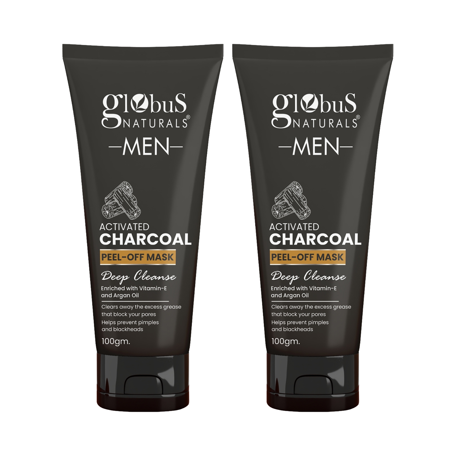 Globus Naturals | Globus Naturals Anti Pollution & Anti Acne Charcoal Peel Off Mask (2 Pcs)