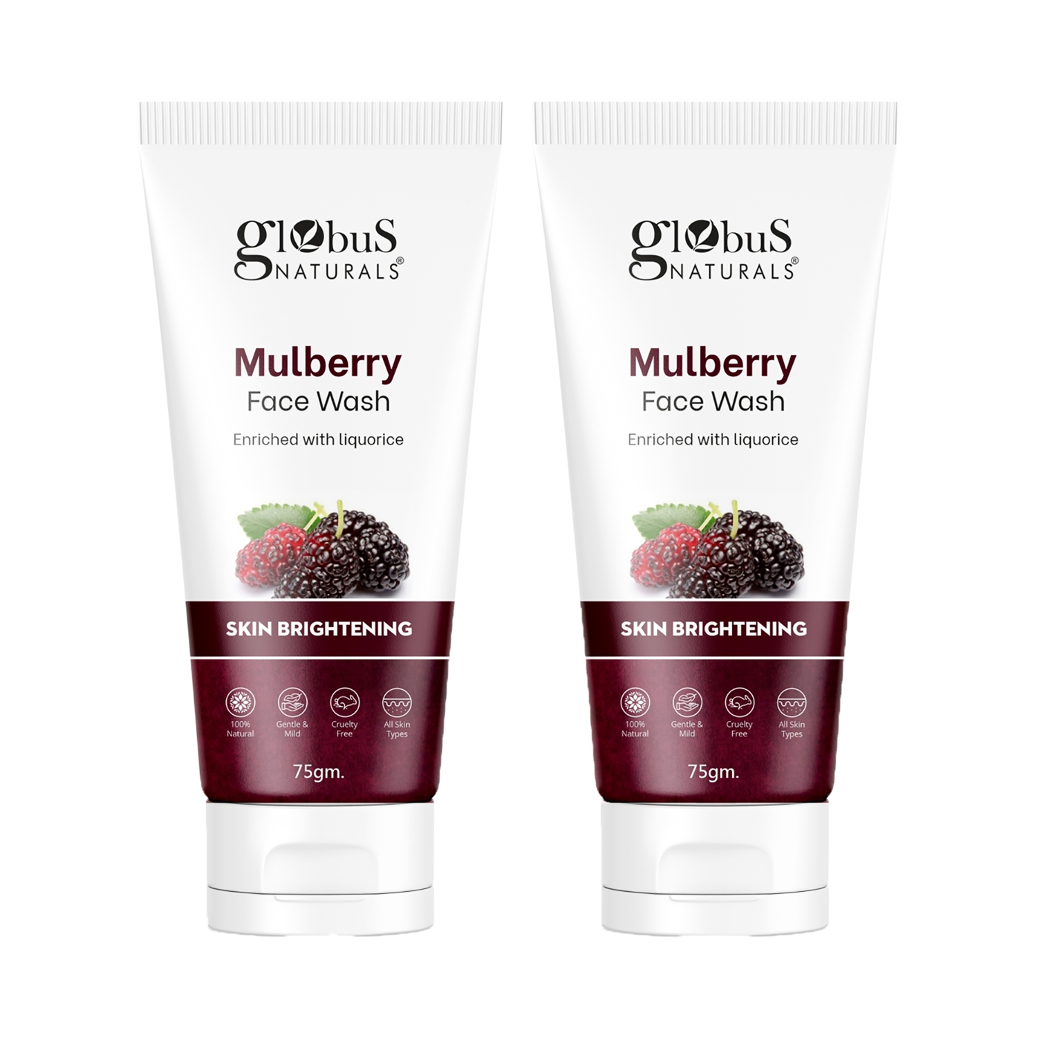 Globus Naturals | Globus Naturals Mulberry Fairness Face Wash (2 Pcs)