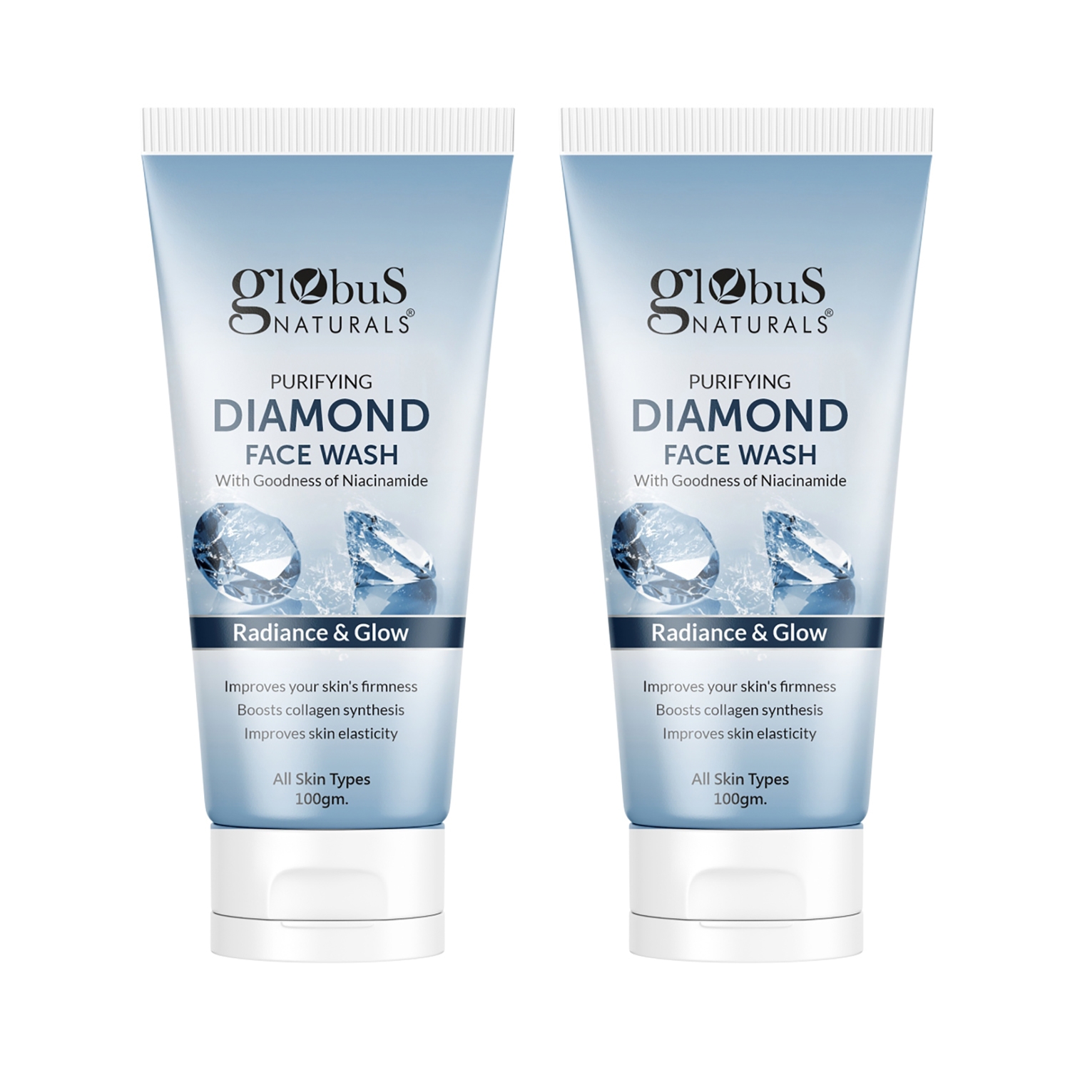 Globus Naturals | Globus Naturals Revival Diamond Face Wash (2 Pcs)