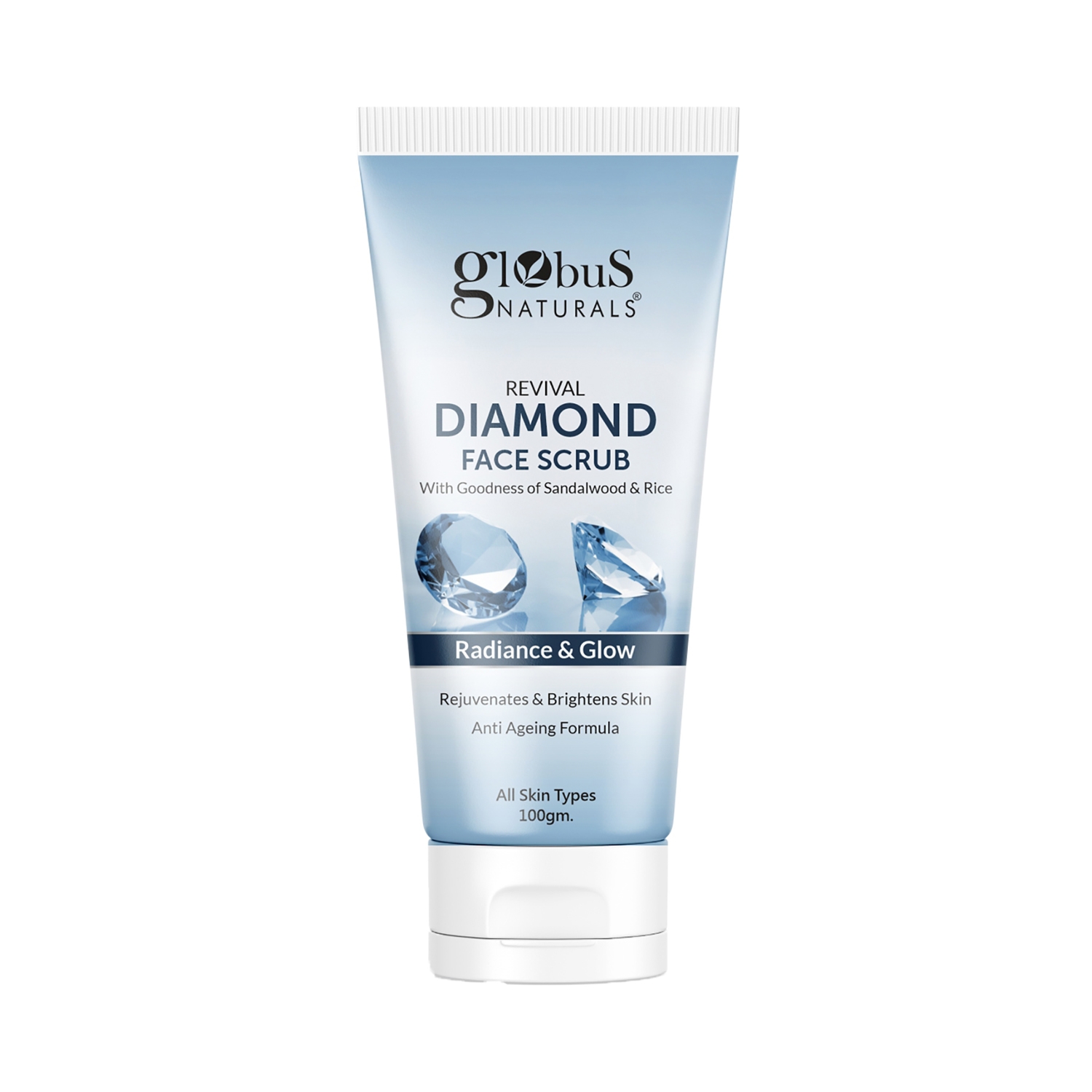 Globus Naturals | Globus Naturals Revival Diamond Face Scrub (100g)