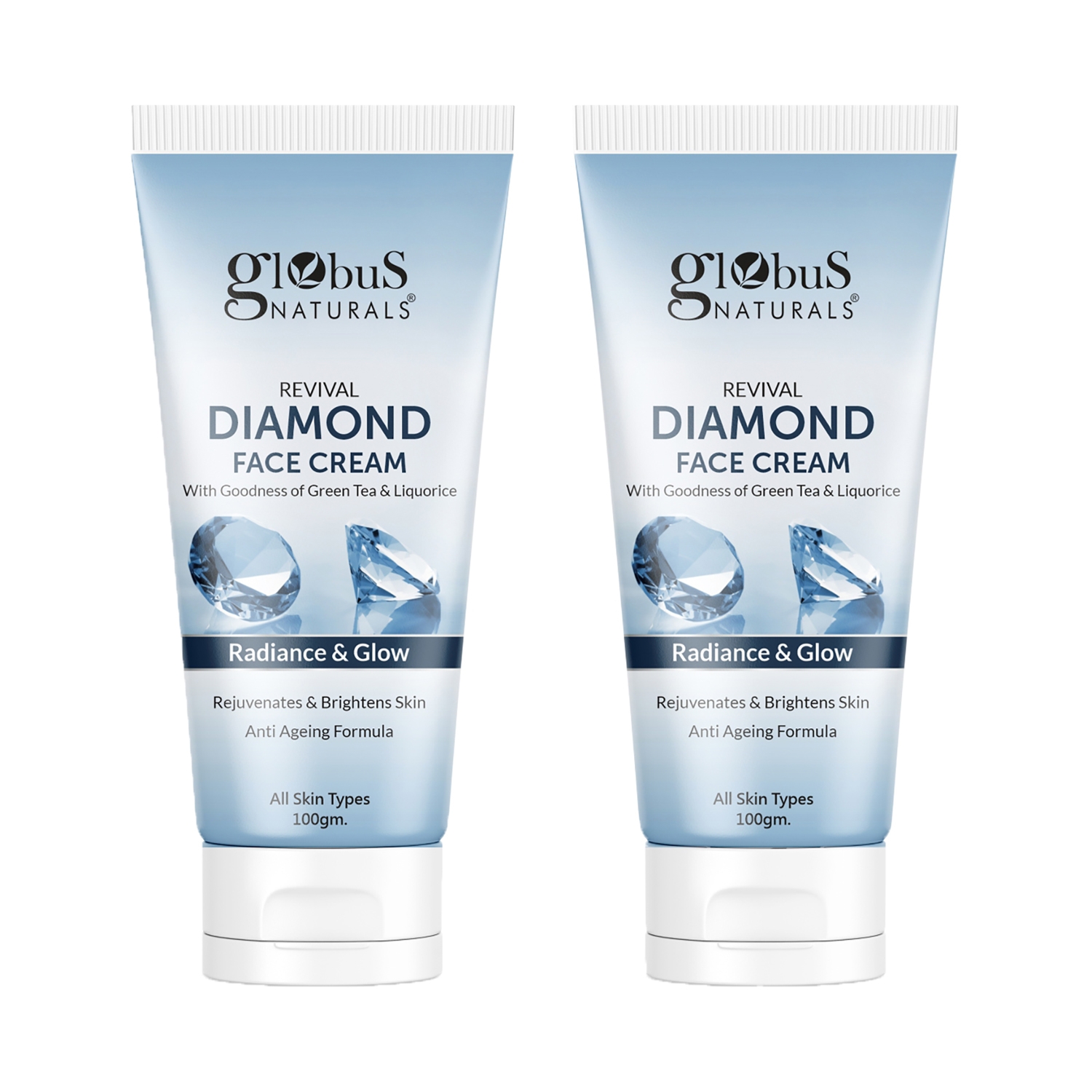 Globus Naturals | Globus Naturals Revival Diamond Face Cream (2 Pcs)