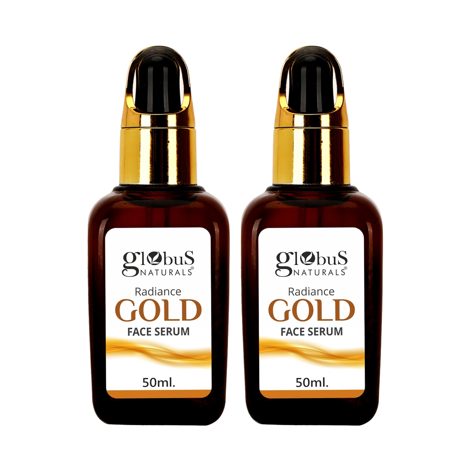Globus Naturals | Globus Naturals Gold Radiance Anti Ageing & Brightening Face Serum (2 Pcs)