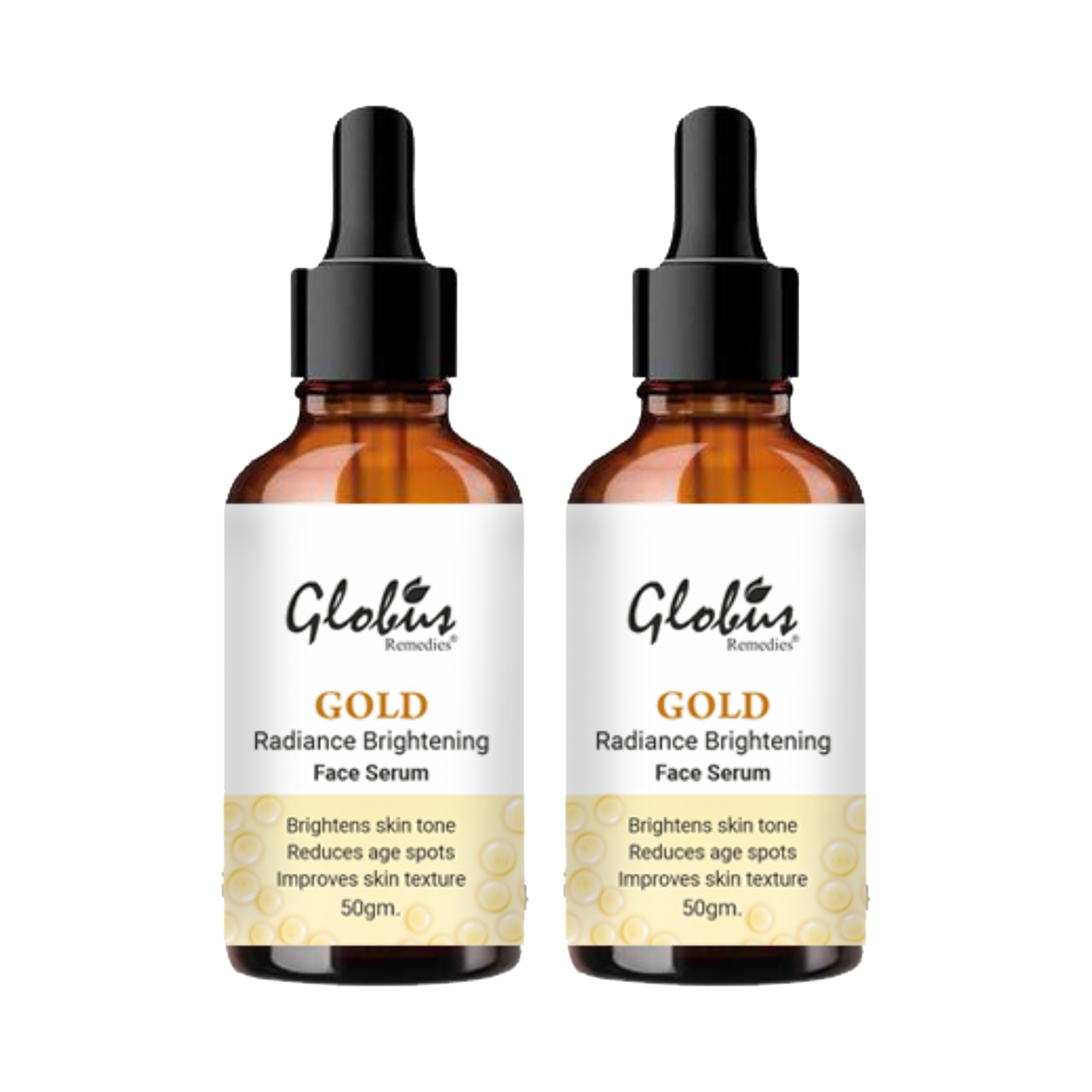 Globus Remedies | Globus Remedies Gold Radiance Anti Aging Face Serum (2 Pcs)