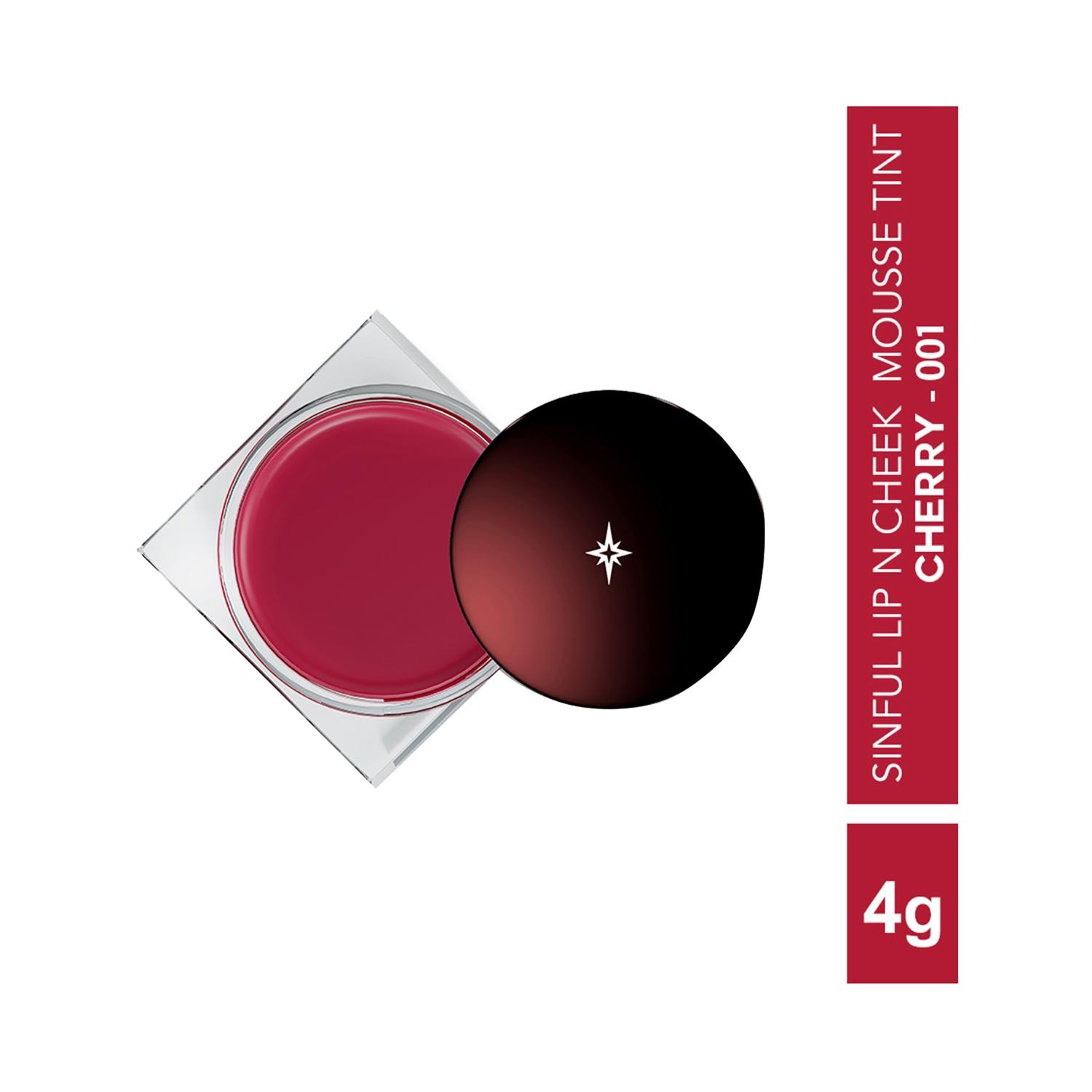 Colorbar | Colorbar Sinful Lip N Cheek Mousse Tint - Cherry-001 (4g)