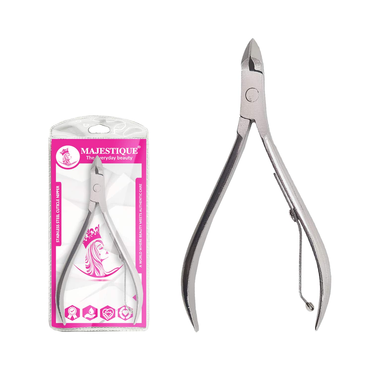 Majestique | Majestique Professional Cuticle Nippers - Silver