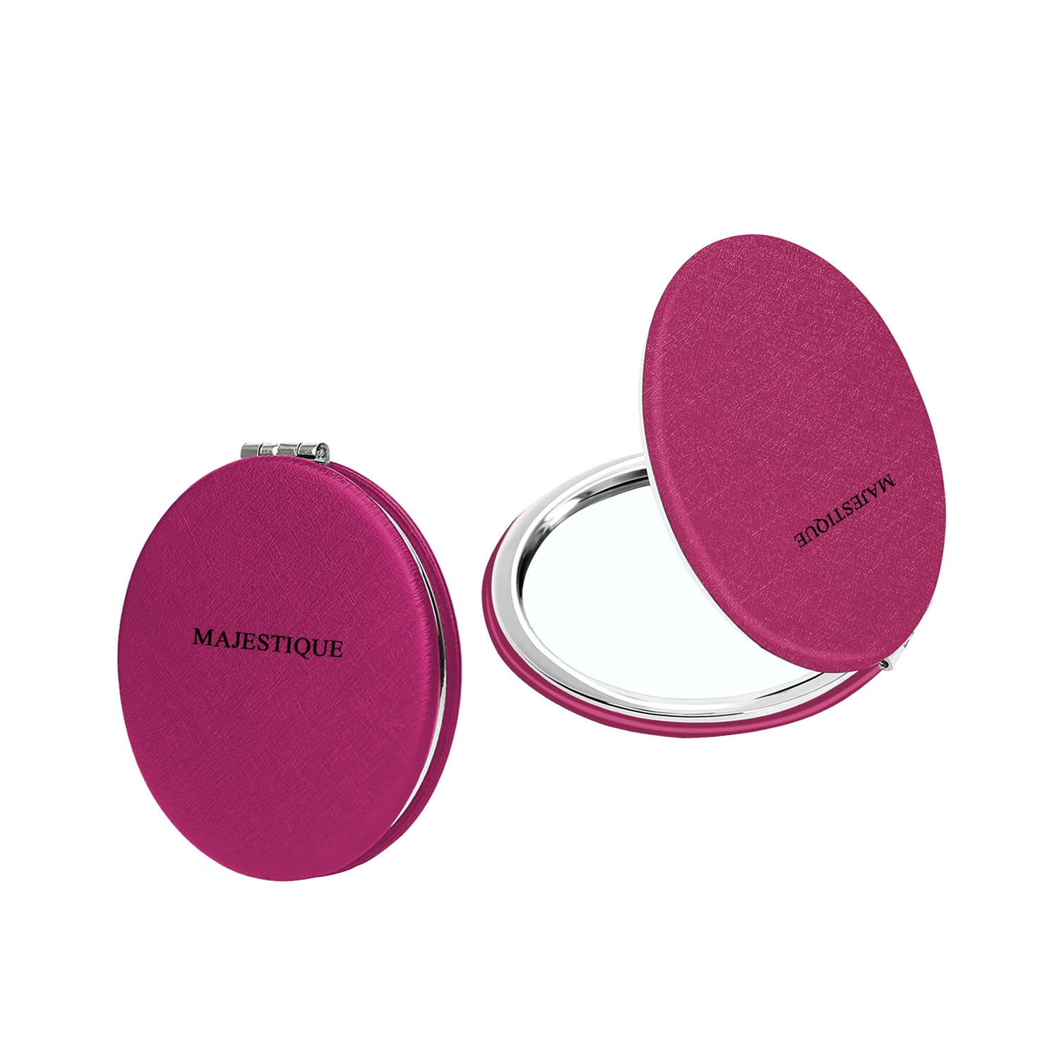 Majestique | Majestique Professional Pocket Makeup Foldable Mirror With Compact Size - Pink
