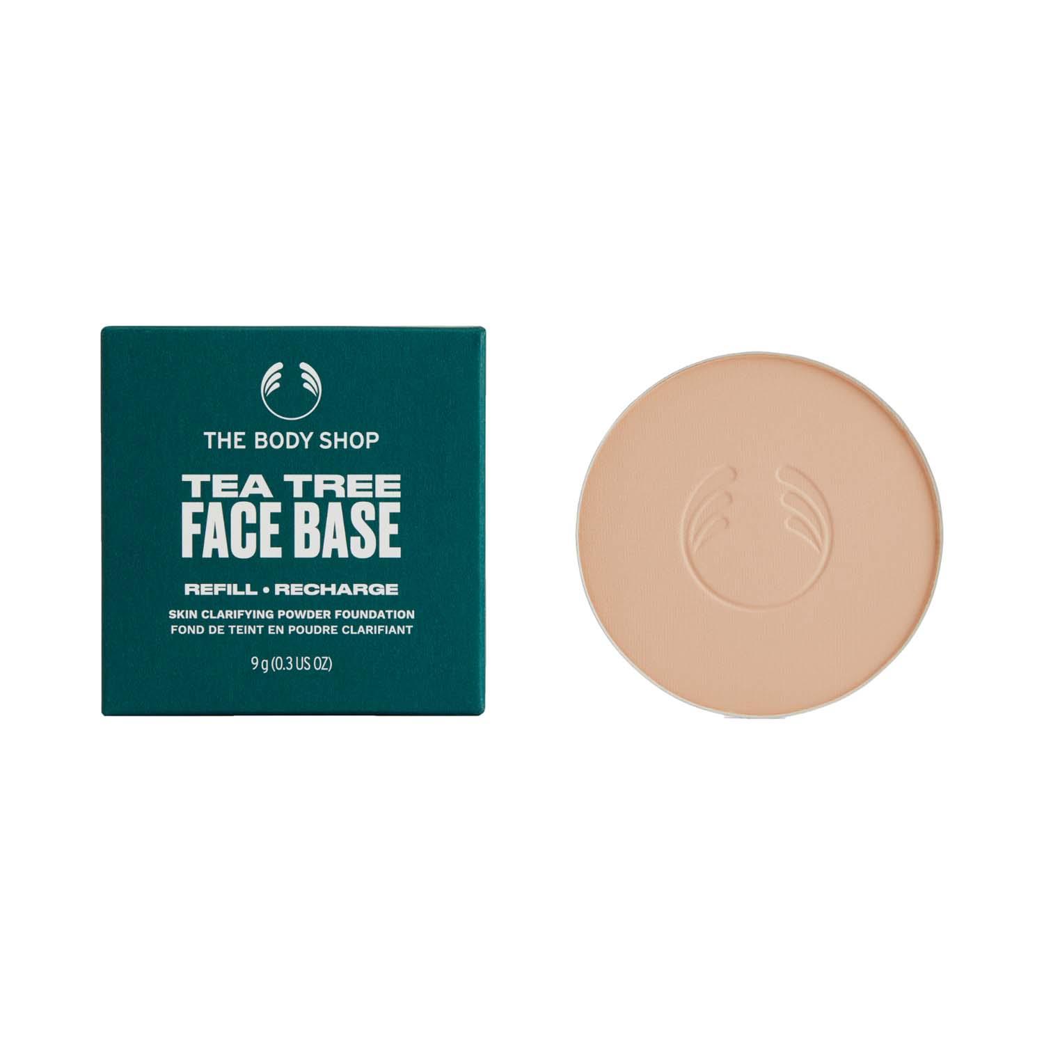 The Body Shop | The Body Shop Tea Tree Face Base Compact - Medium 1N (9 g)