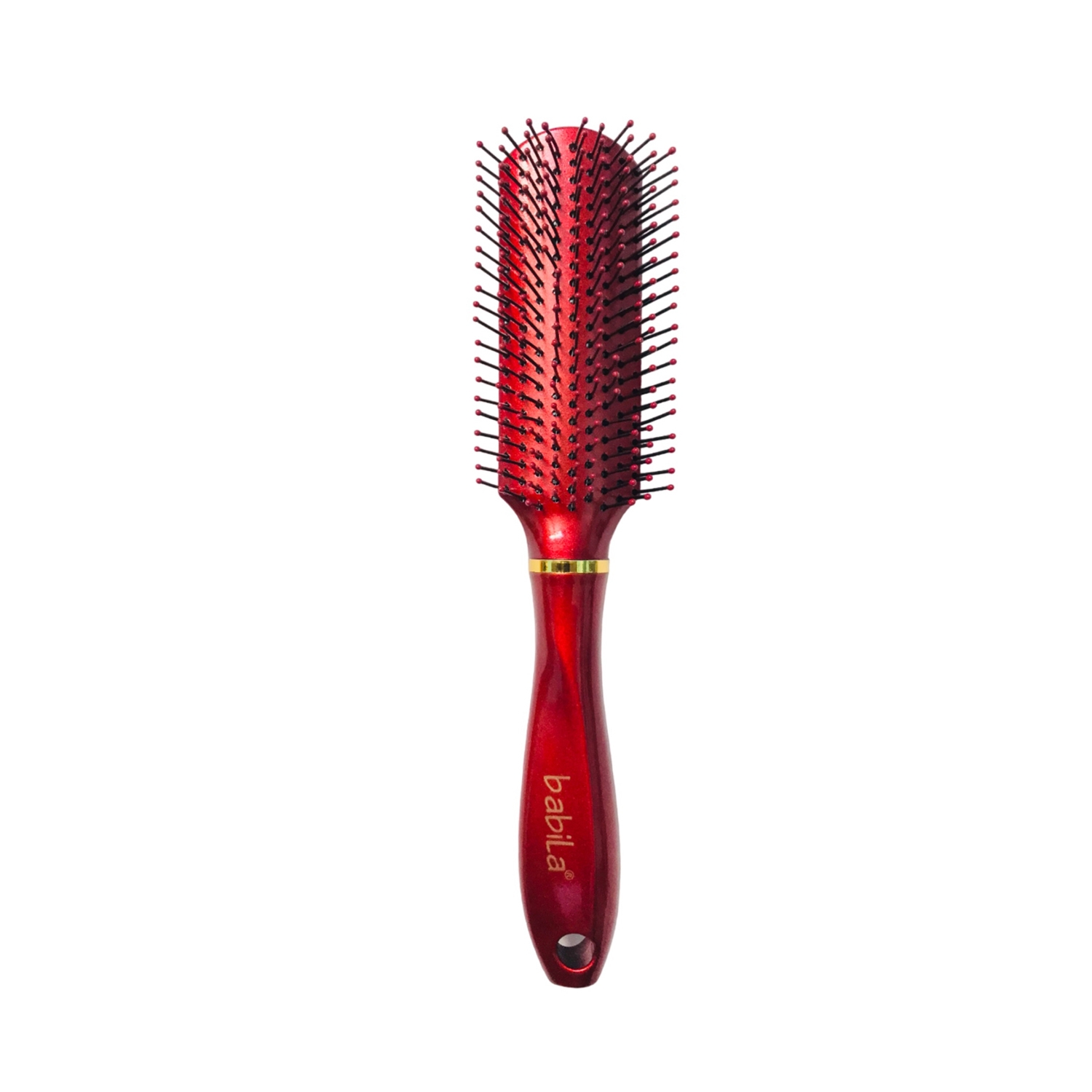 Babila | Babila Flat Hair Brush - HB-V760 - Red