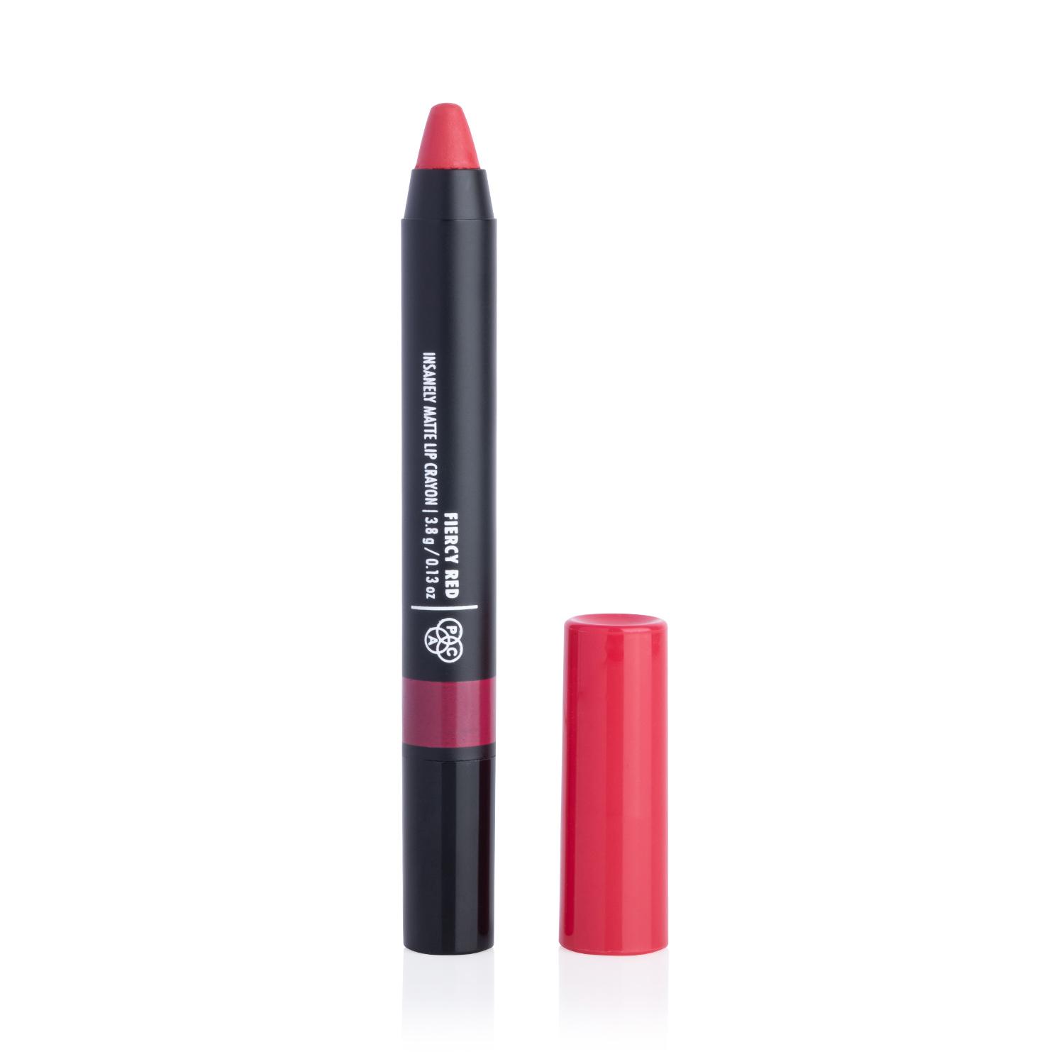 PAC Insanely Matte Lip Crayon - Fiercy Red (3.8g)