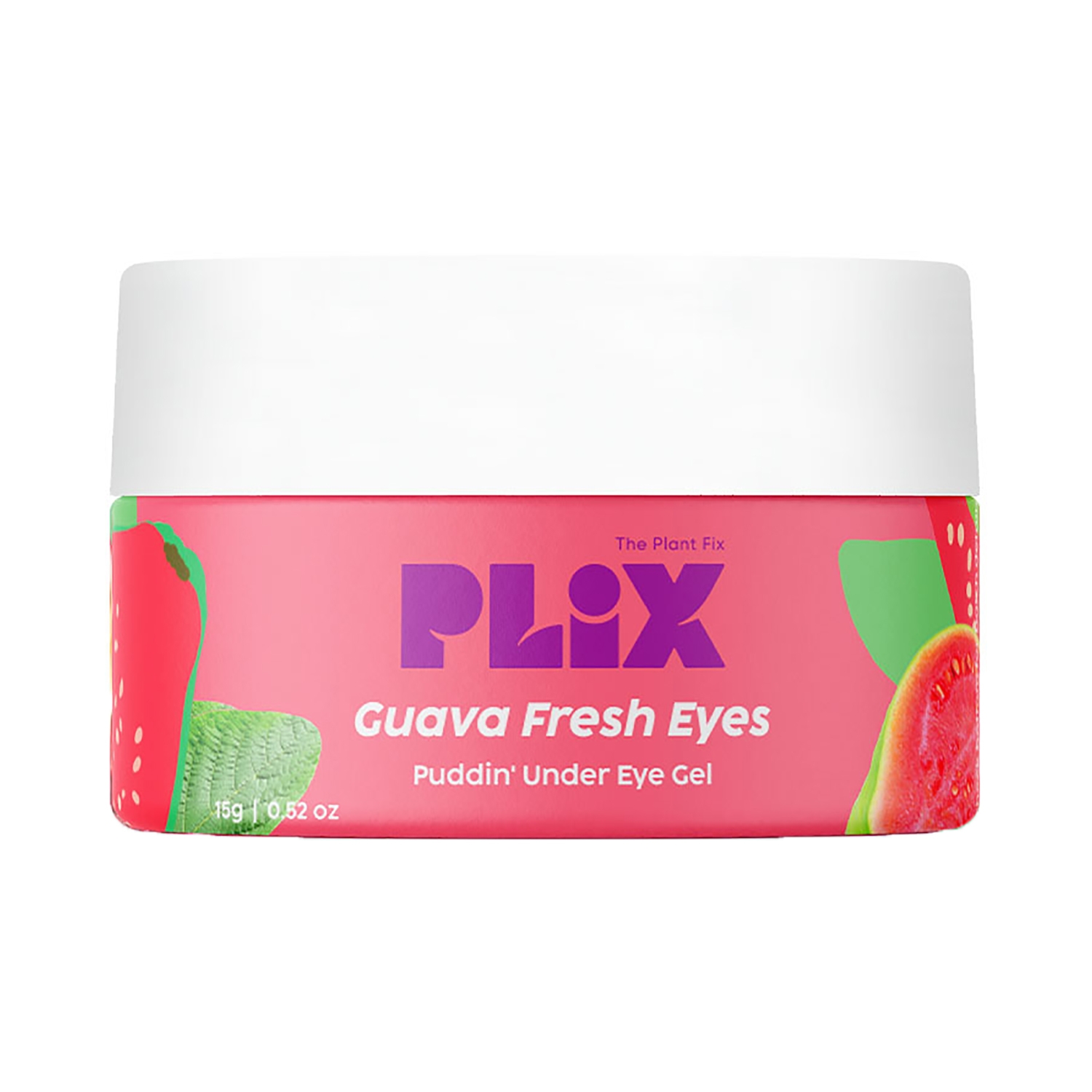 Plix The Plant Fix Guava Fresh Eyes Under Eye Gel For Reducing Dark Circles With 3% Niacinamide (15g)