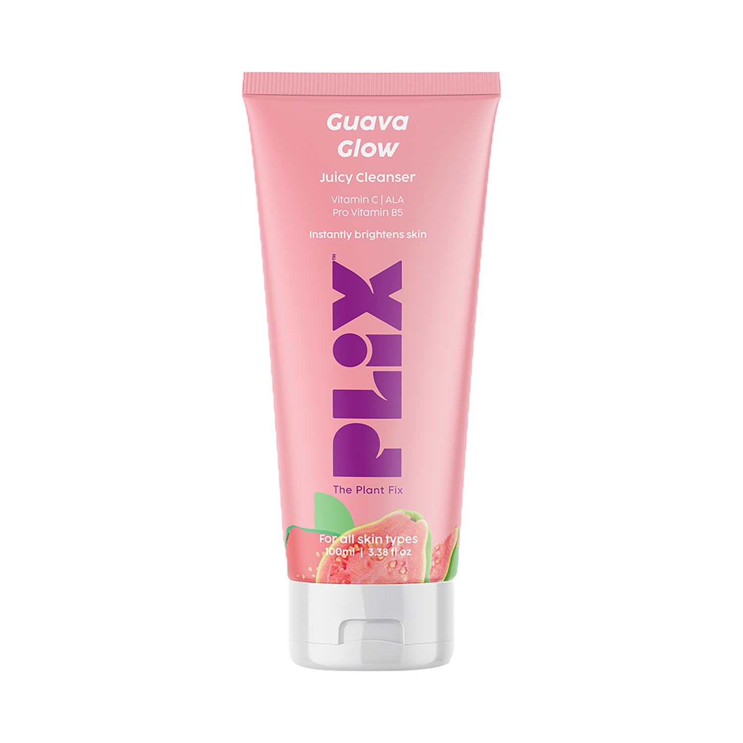 Plix The Plant Fix | Plix The Plant Fix Guava Glow Juicy Cleanser For Skin Brightening With Vitamin C (100ml)