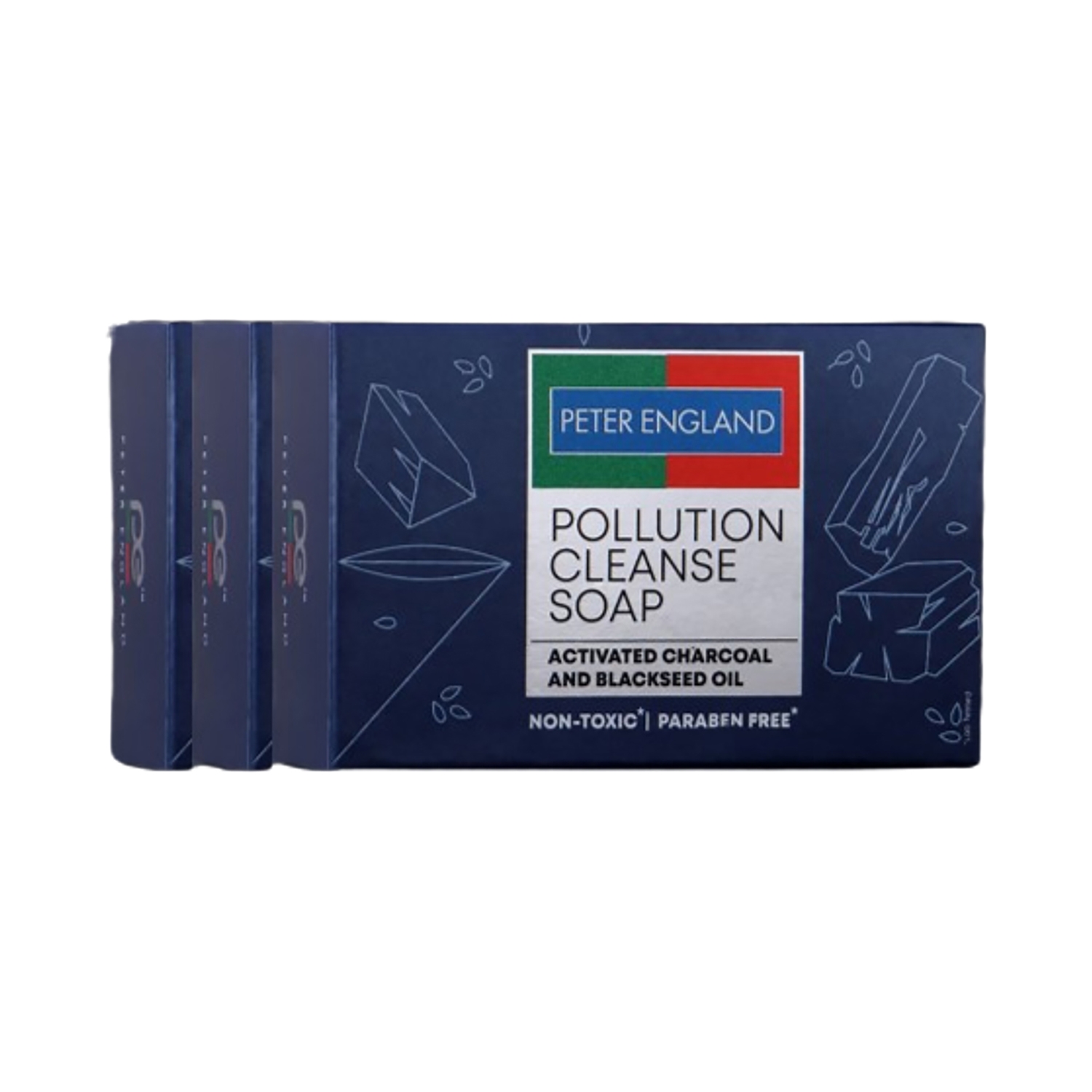 Peter England | Peter England Pollution Cleanse Soap (3pcs)