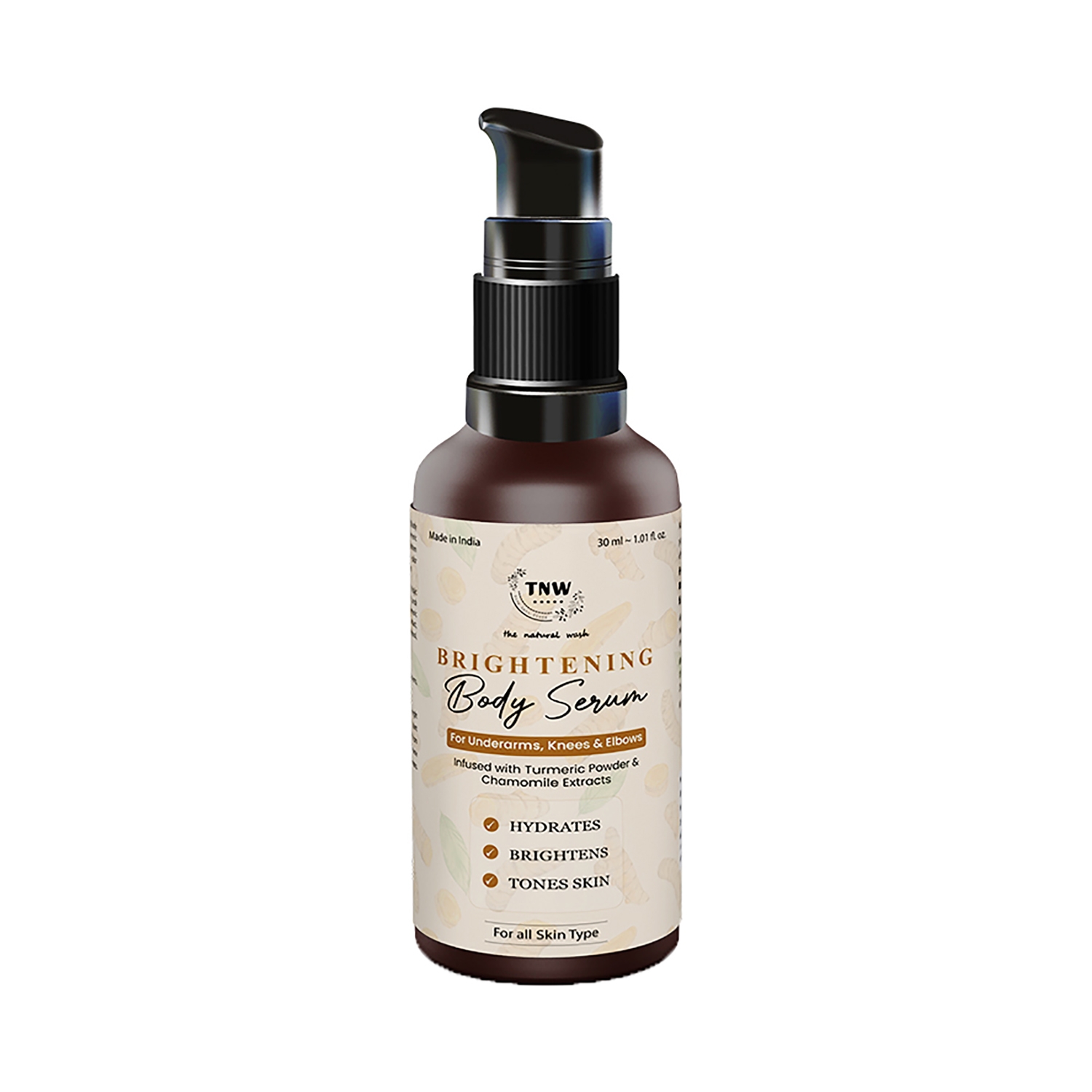 TNW The Natural Wash | TNW The Natural Wash Brightening Body Serum With Turmeric Powder And Chamomile Extracts (30ml)
