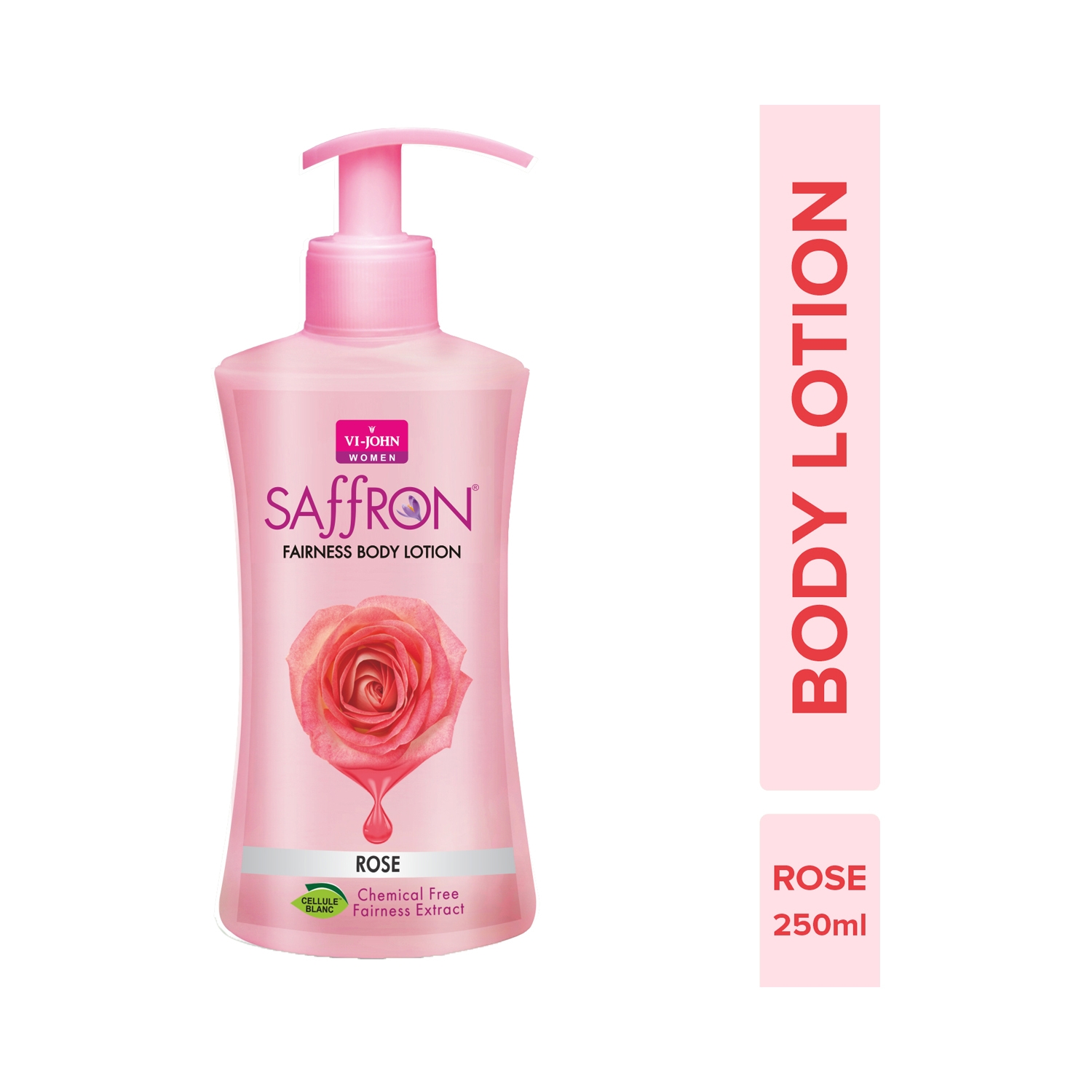 VI-JOHN Saffron Rose Fairness Body Lotion (250ml)