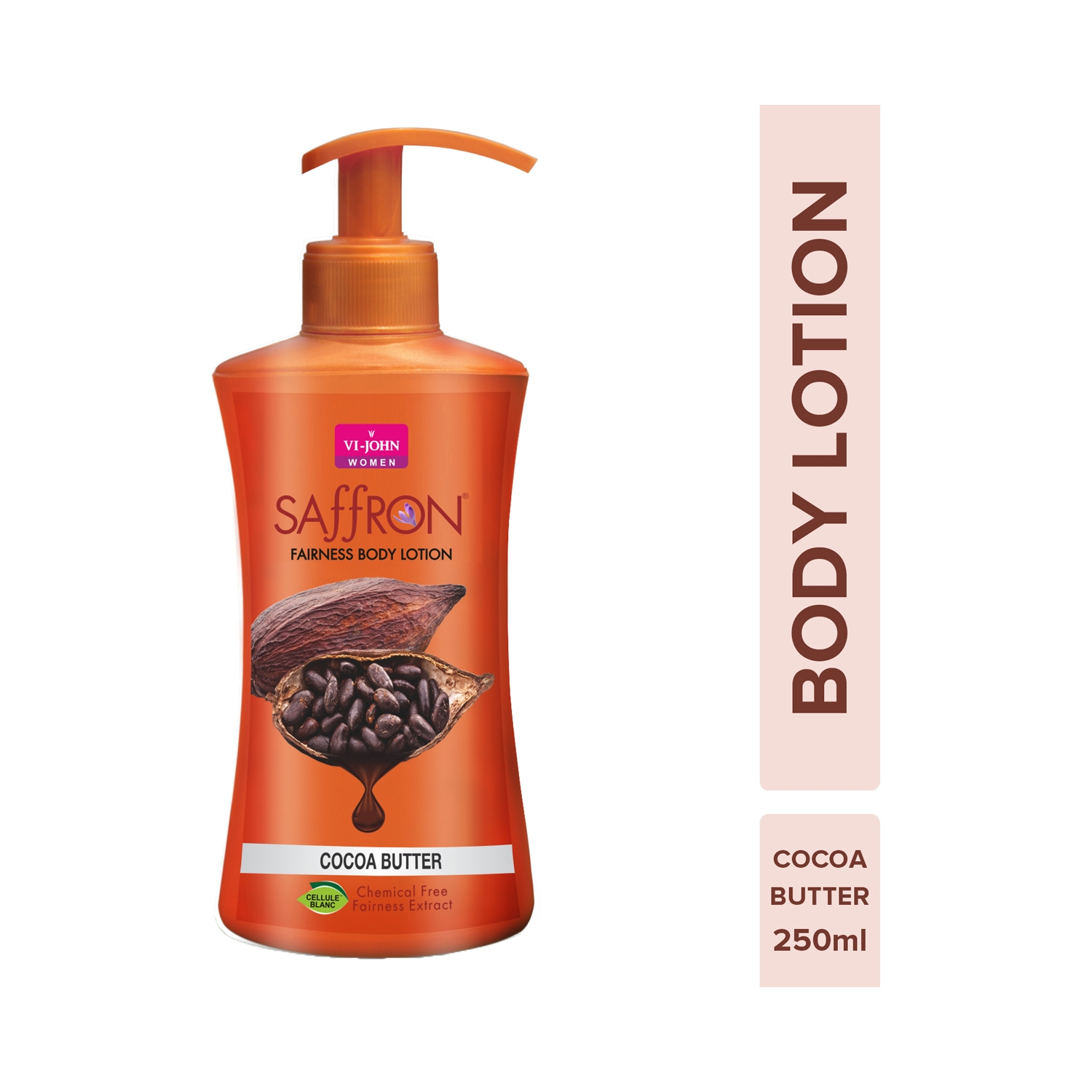 VI-JOHN Saffron Cocoa Butter Fairness Body Lotion (250ml)