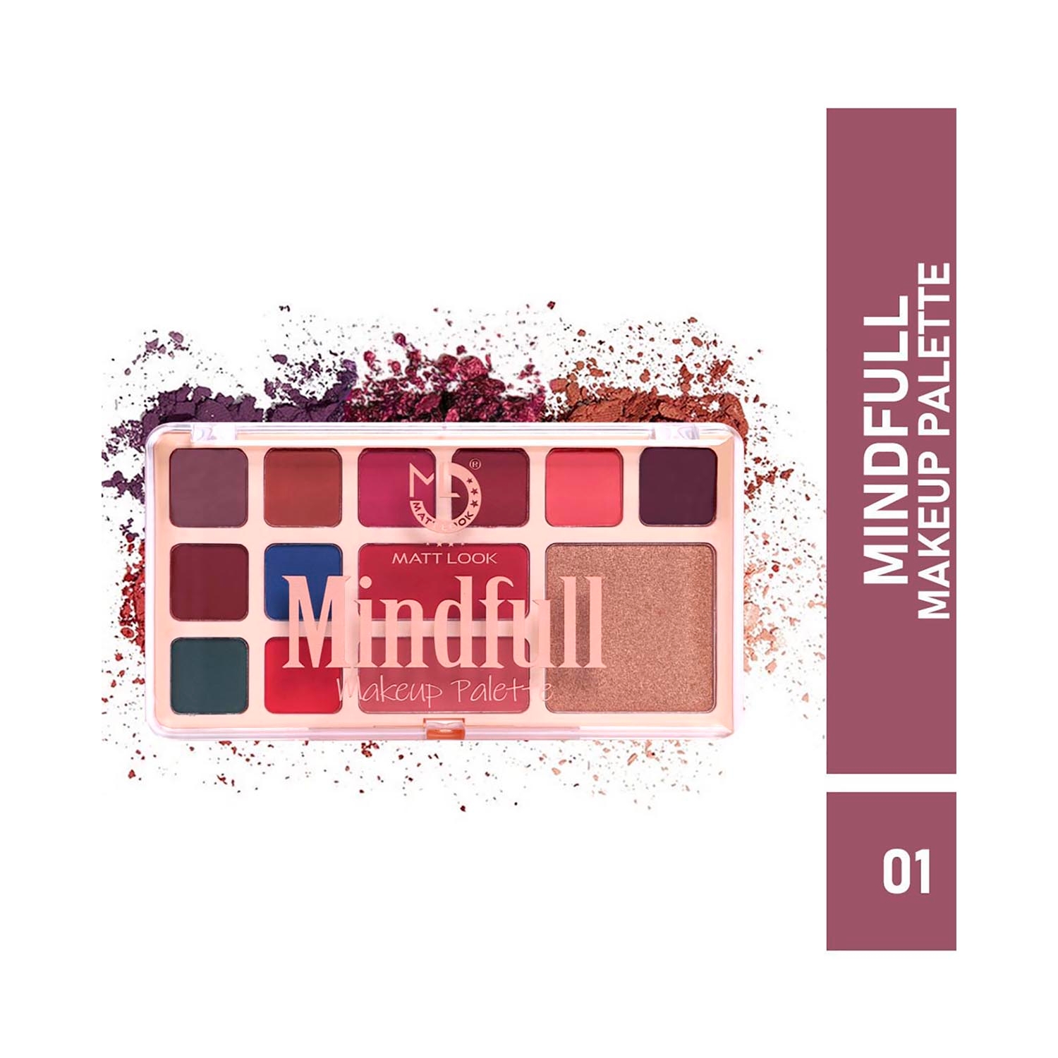 Matt Look | Matt Look Mindfull Makeup Palette - 01 Shade (16.5g)