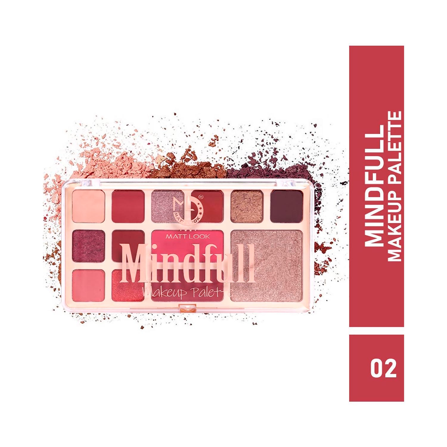 Matt Look | Matt Look Mindfull Makeup Palette - 02 Shade (16.5g)