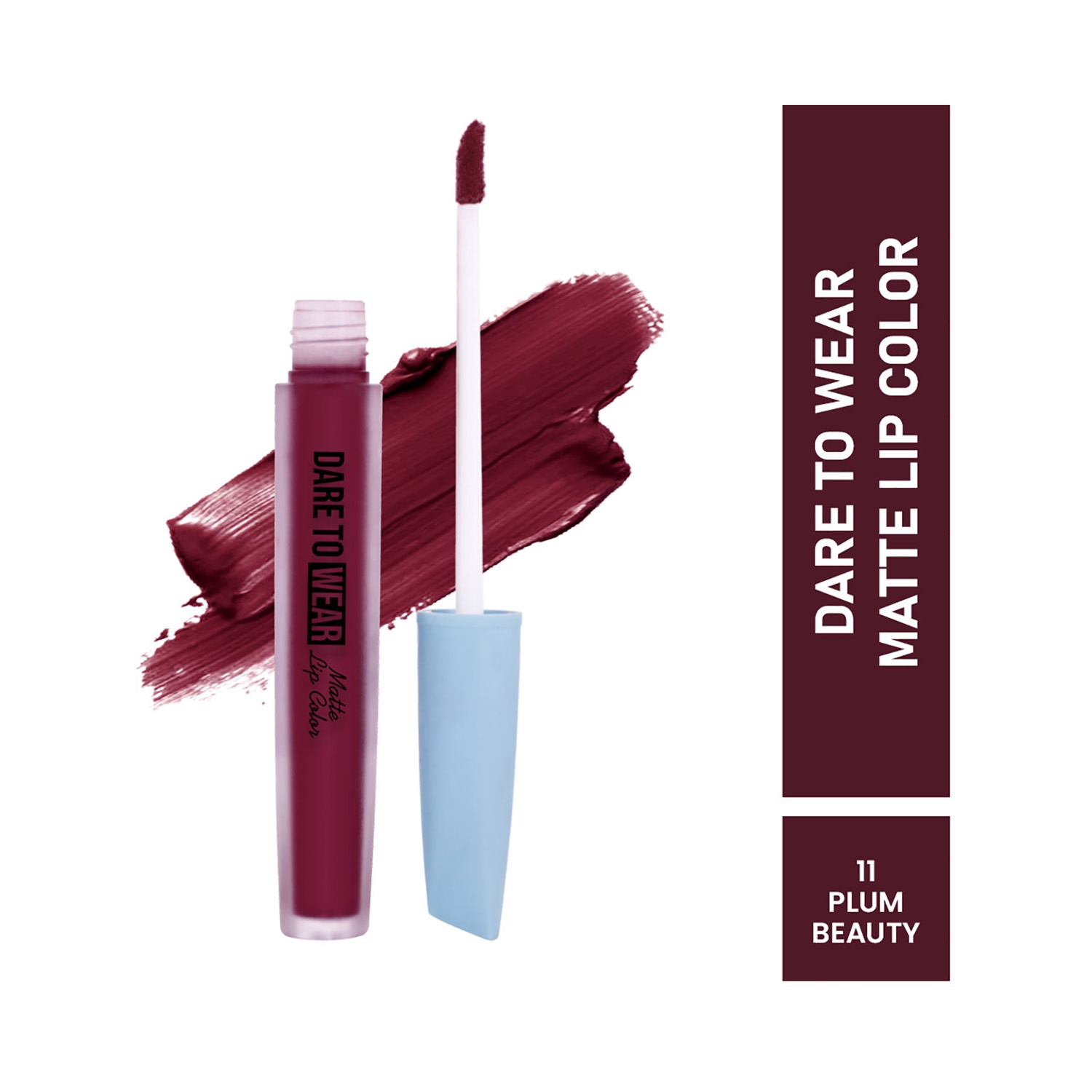 Matt Look | Matt Look Dare To Wear Matte Liquid Lipstick - 11 Plum Beauty (3.5ml)