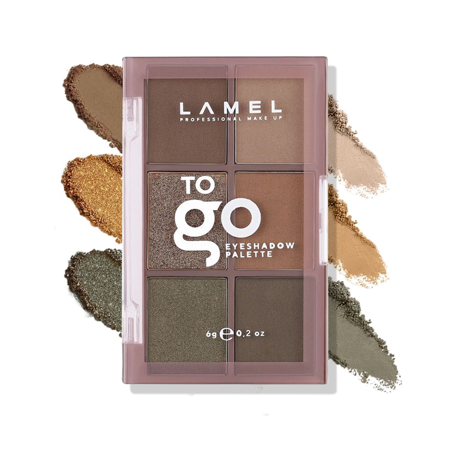 Lamel | Lamel To Go Eyeshadow Palette - 403 Cold Brown (6g)