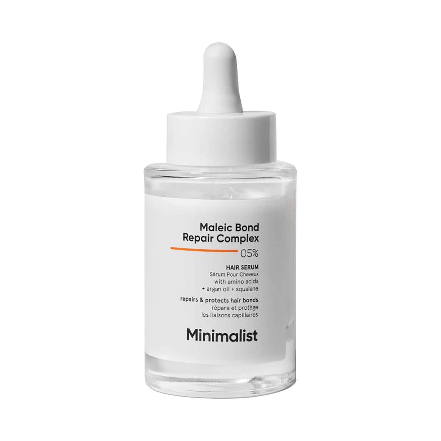 Minimalist | Minimalist Maleic Bond Repair Complex 5% Hair Serum For Hair Smoothing Treats Split Ends & Hair Fall (50ml)
