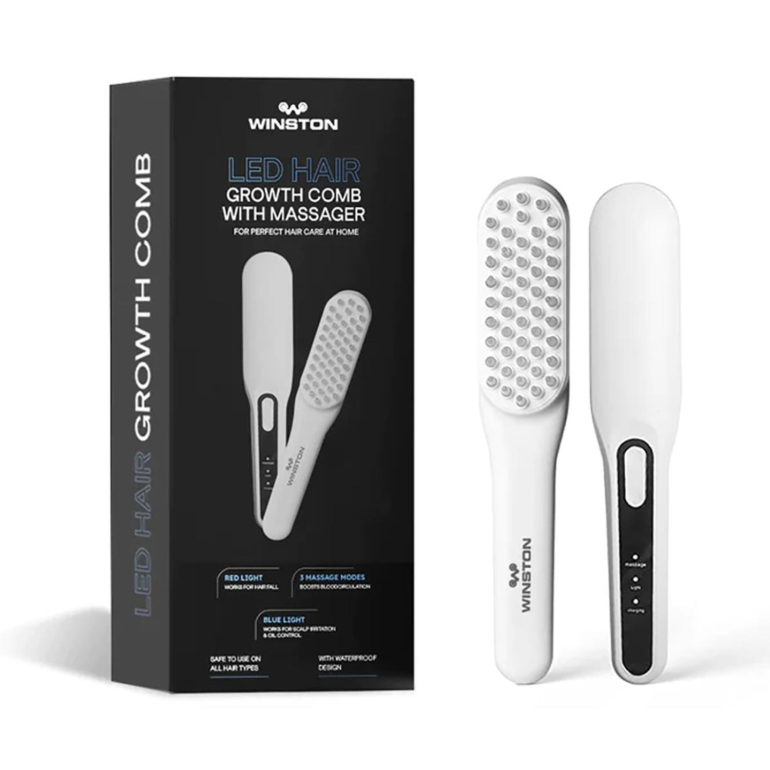 WINSTON | WINSTON LED Hair Growth Therapy Comb - White (1Pc)