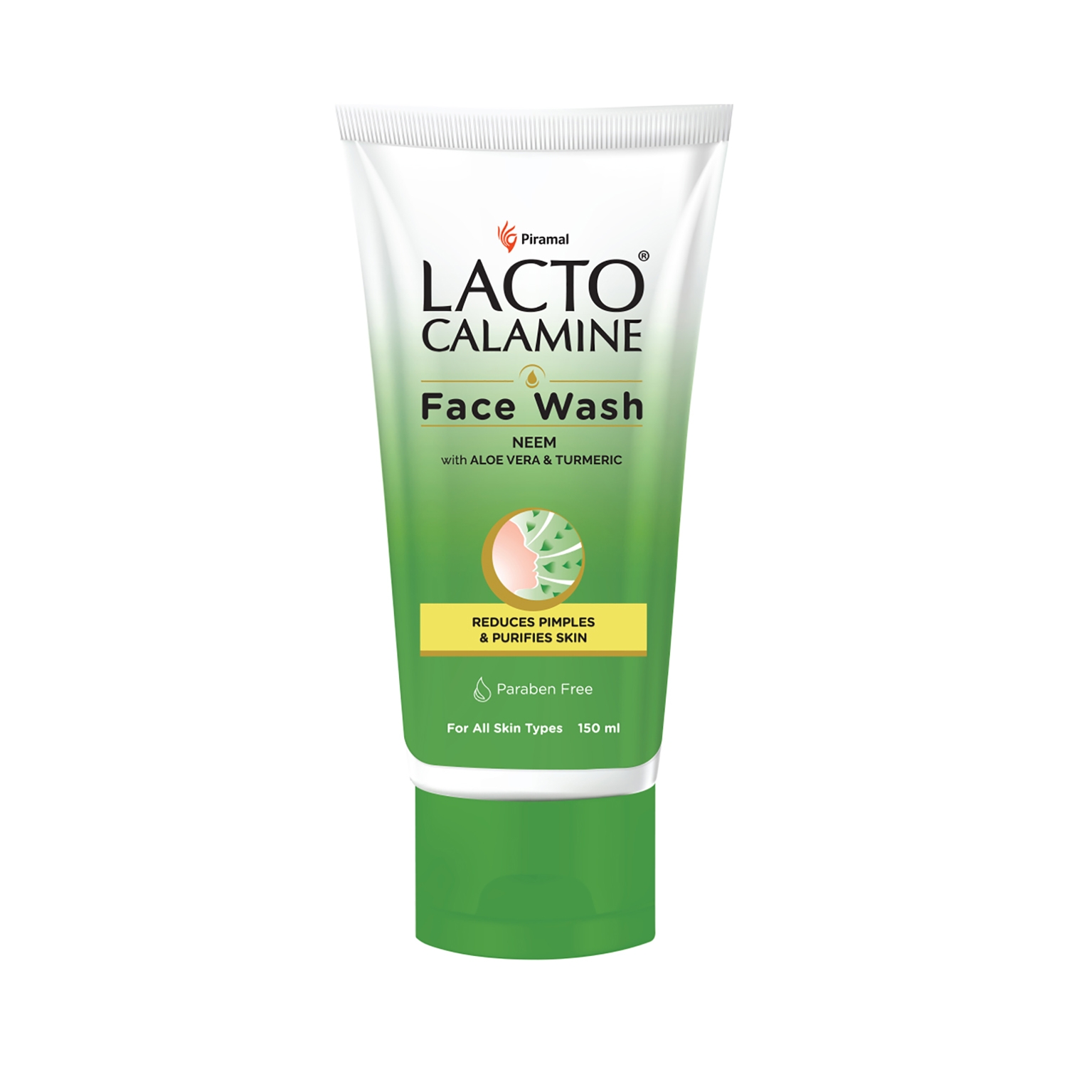 Lacto Calamine | Lacto Calamine Neem With Aloe Vera & Turmeric Facewash (150ml)