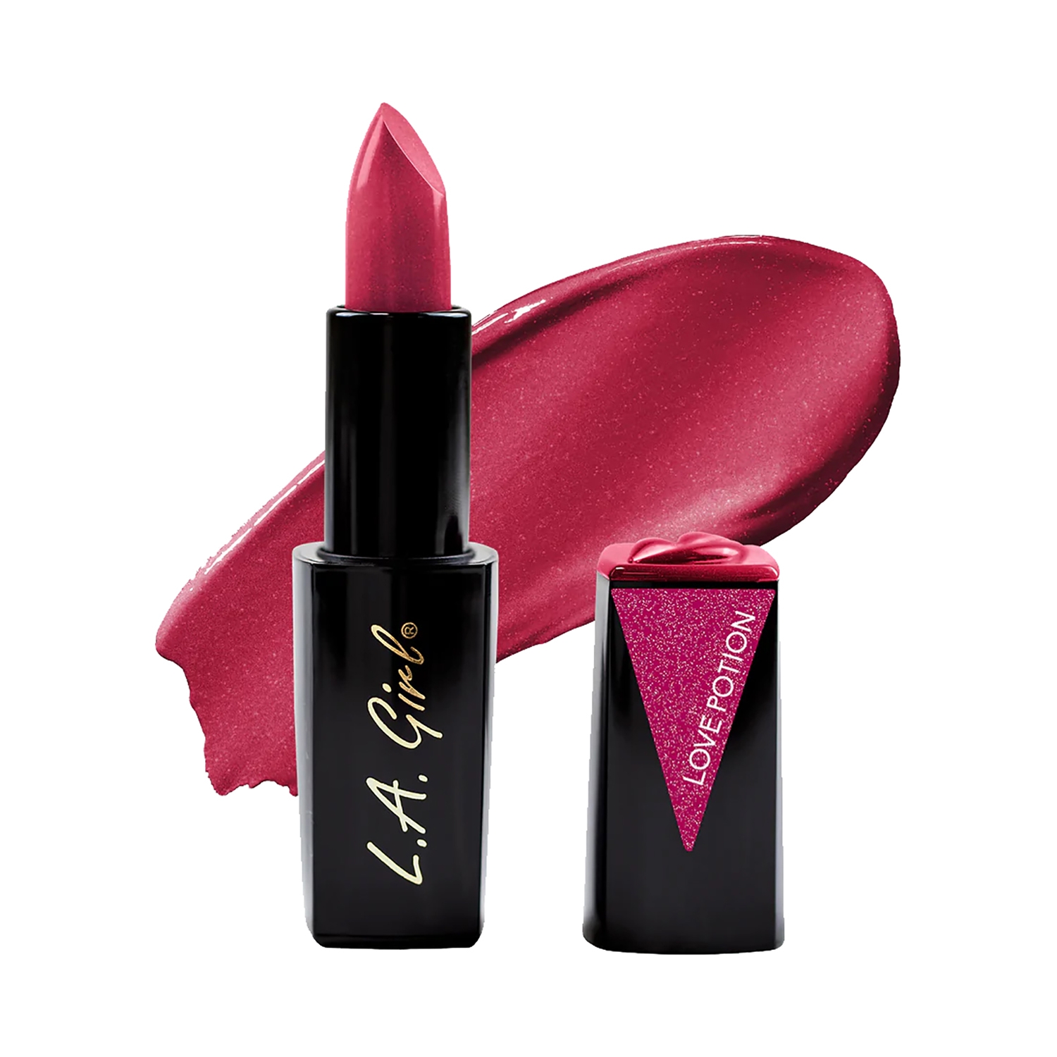 L.A. Girl Lip Attraction Lipstick - Love Potion (3.2g)